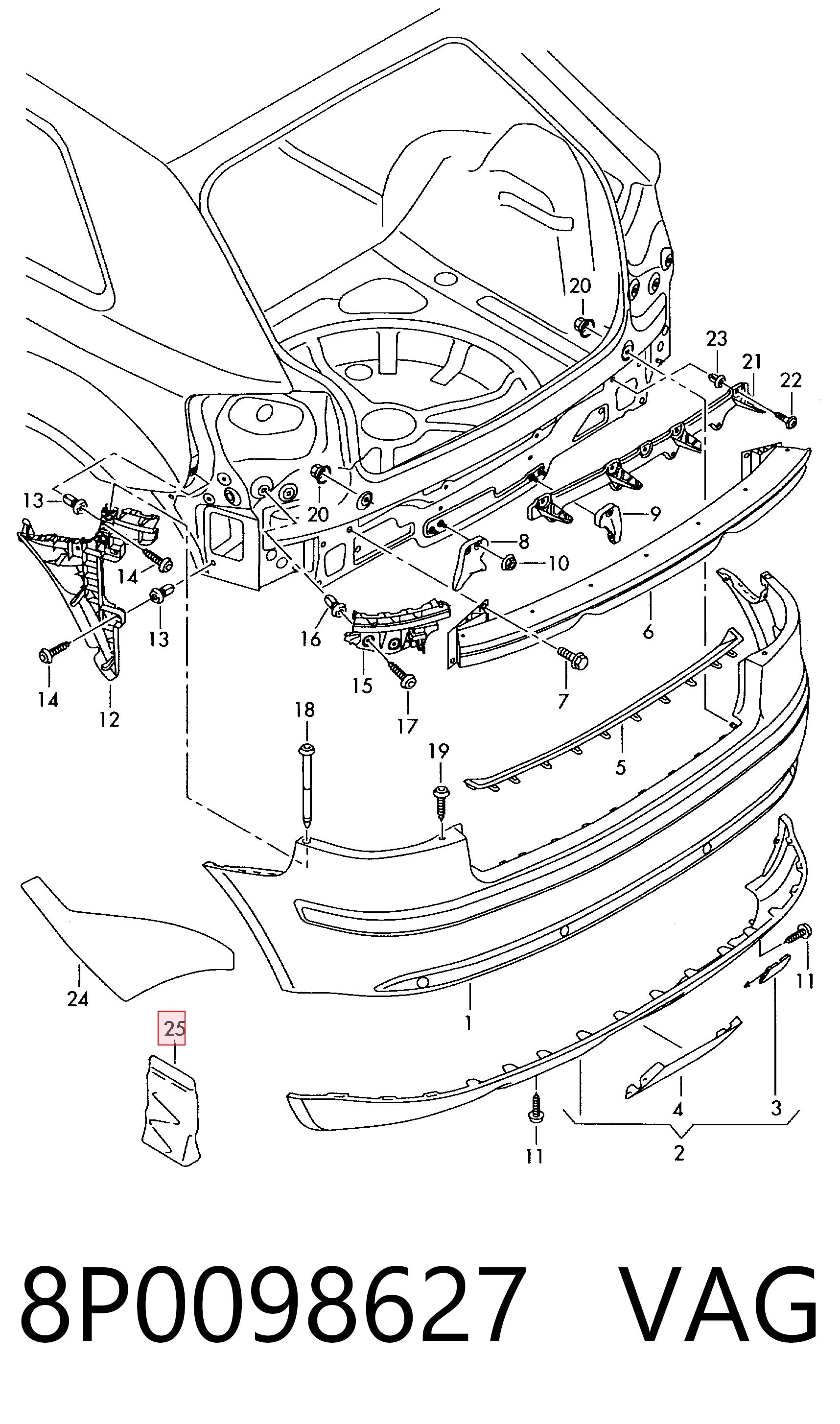 8P0098627 VAG