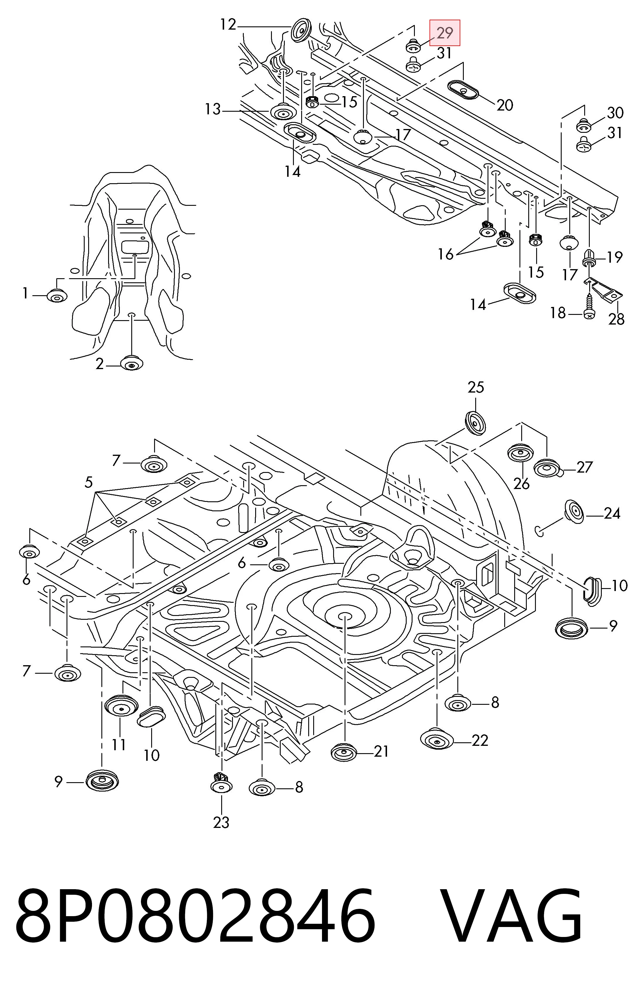 8P0802846 VAG