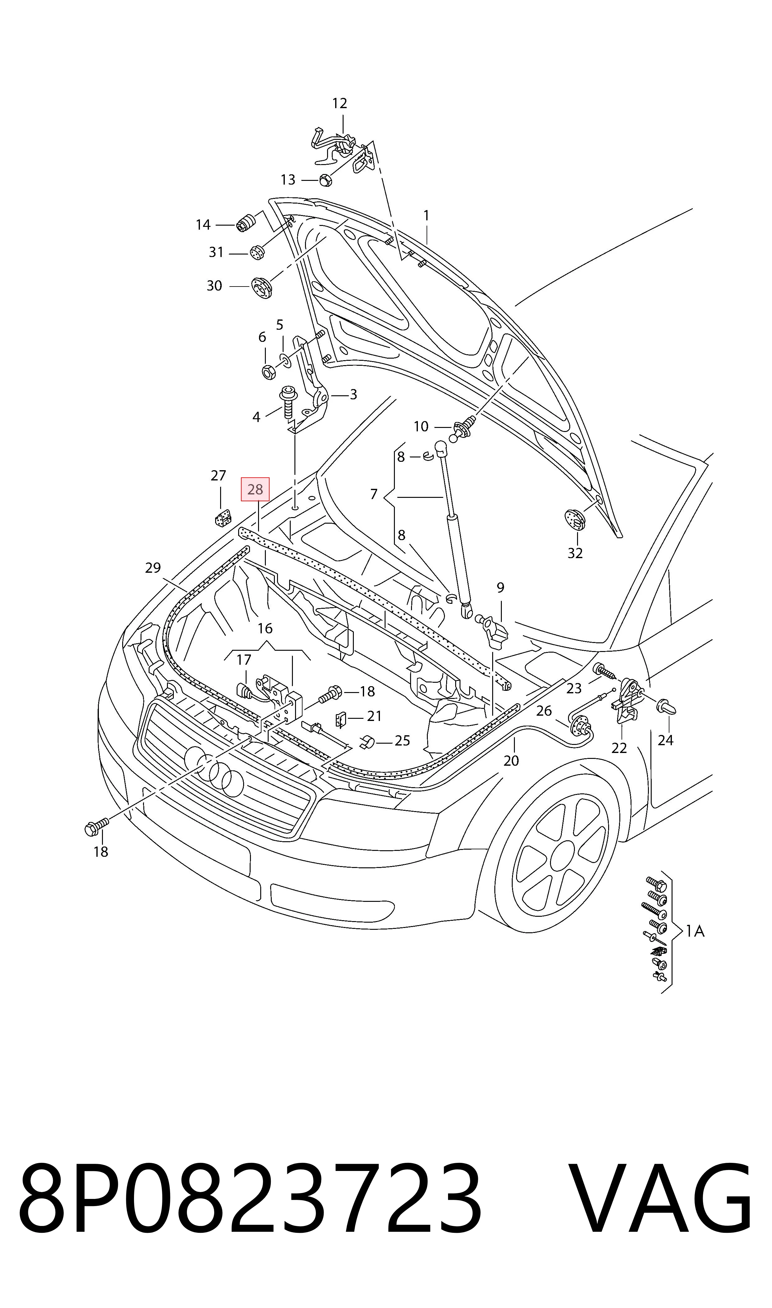 8P0823723 VAG