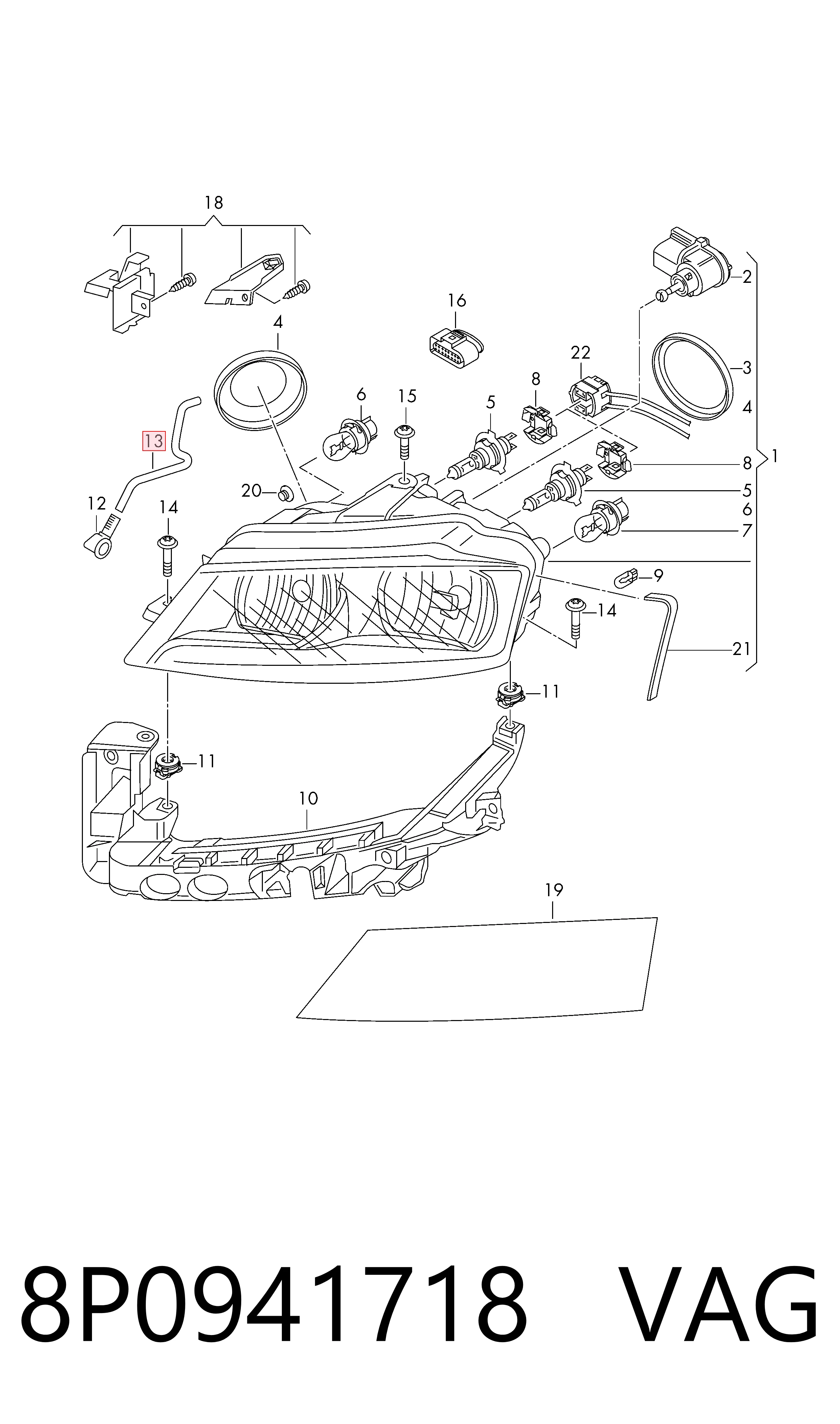 8P0941718 VAG
