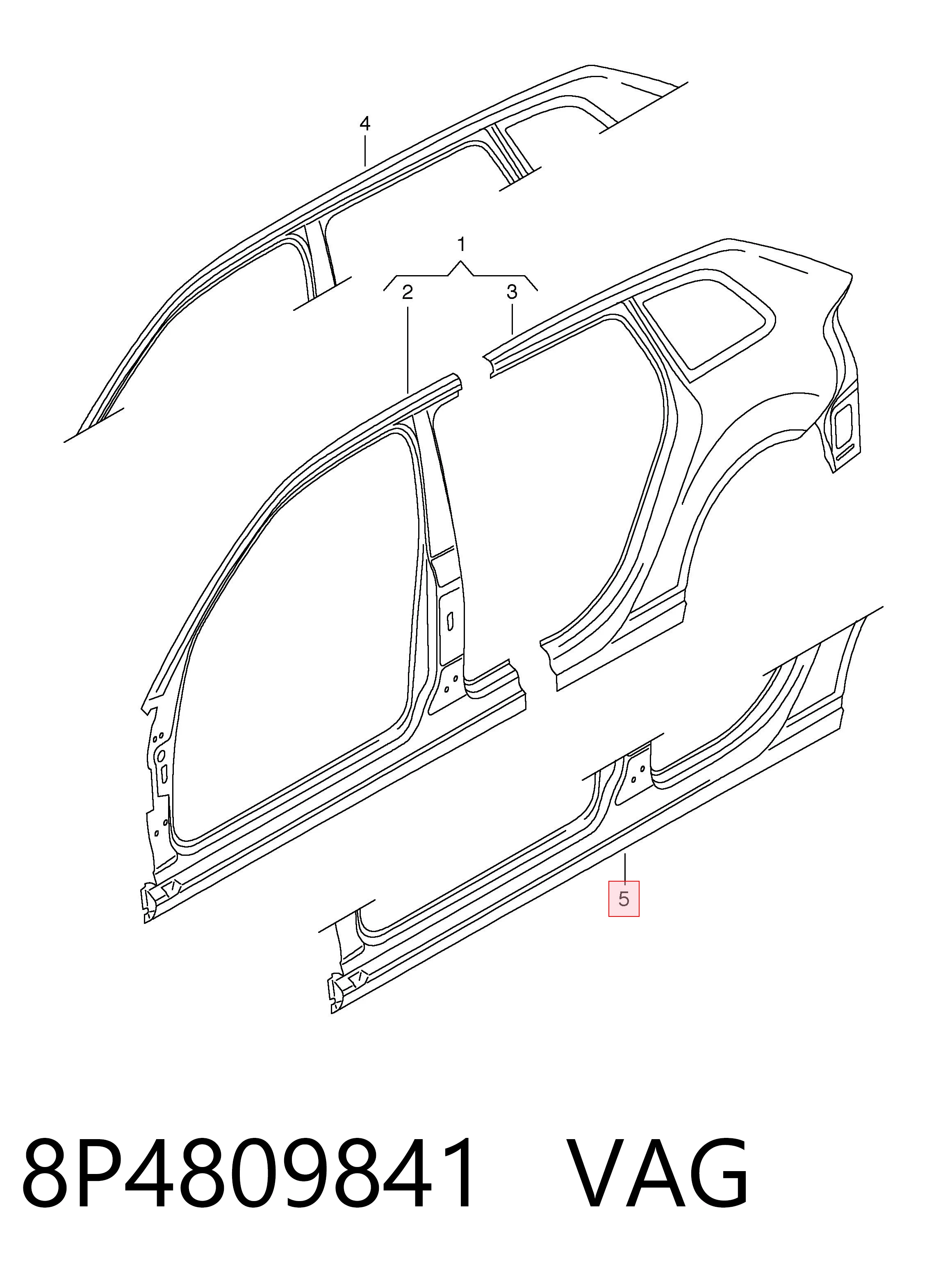 8P4809841 VAG