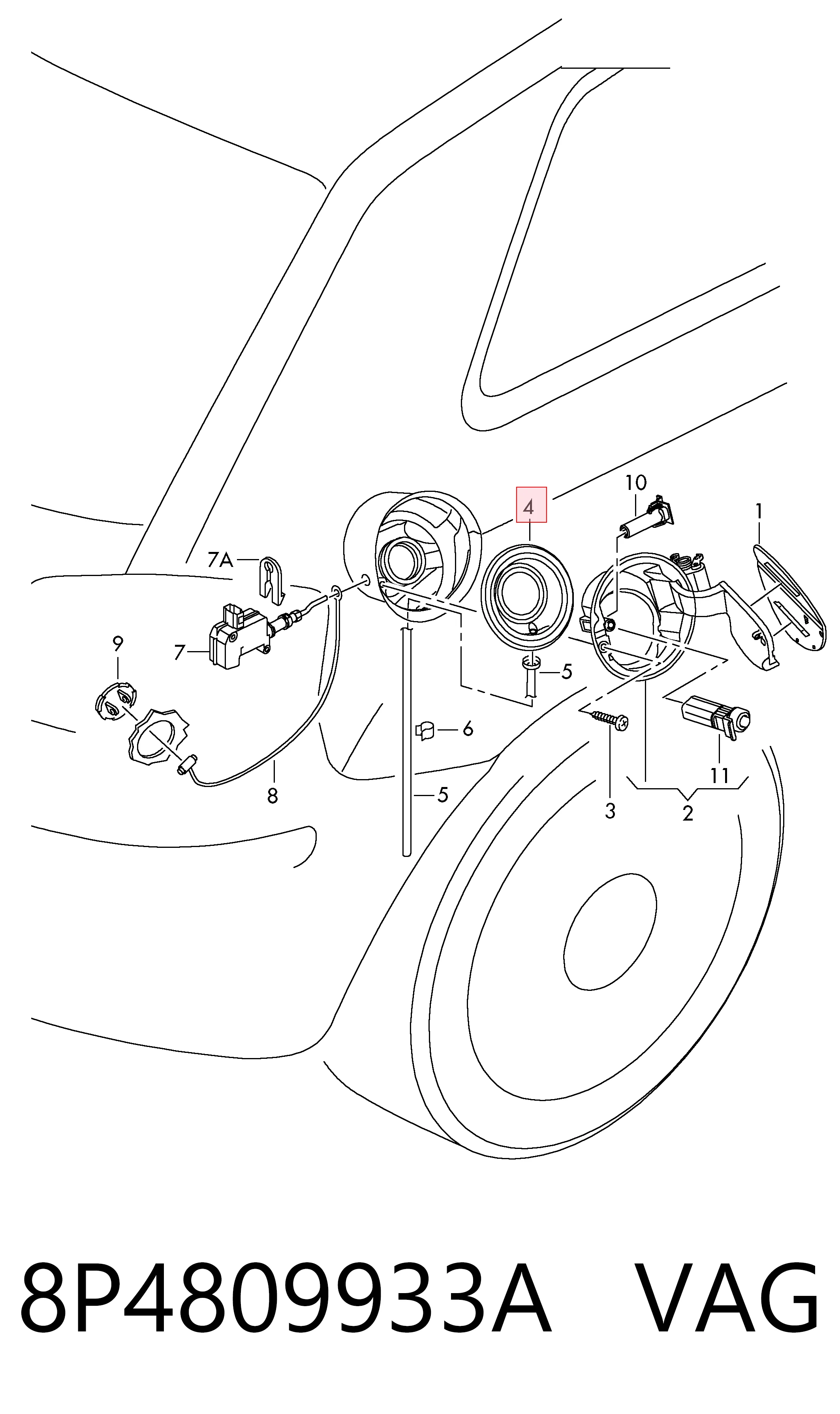 8P4809933A VAG 