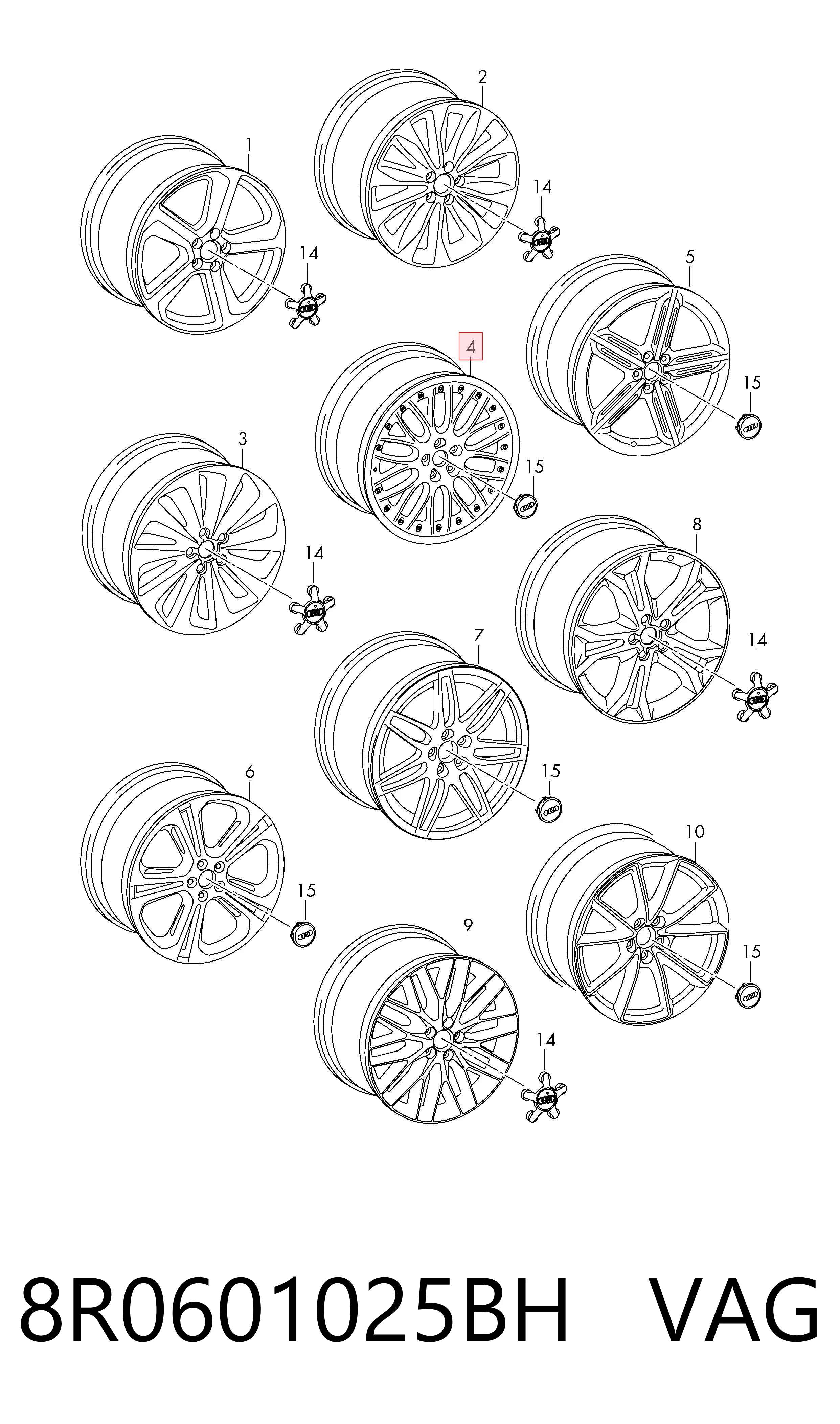 8R0601025BH VAG
