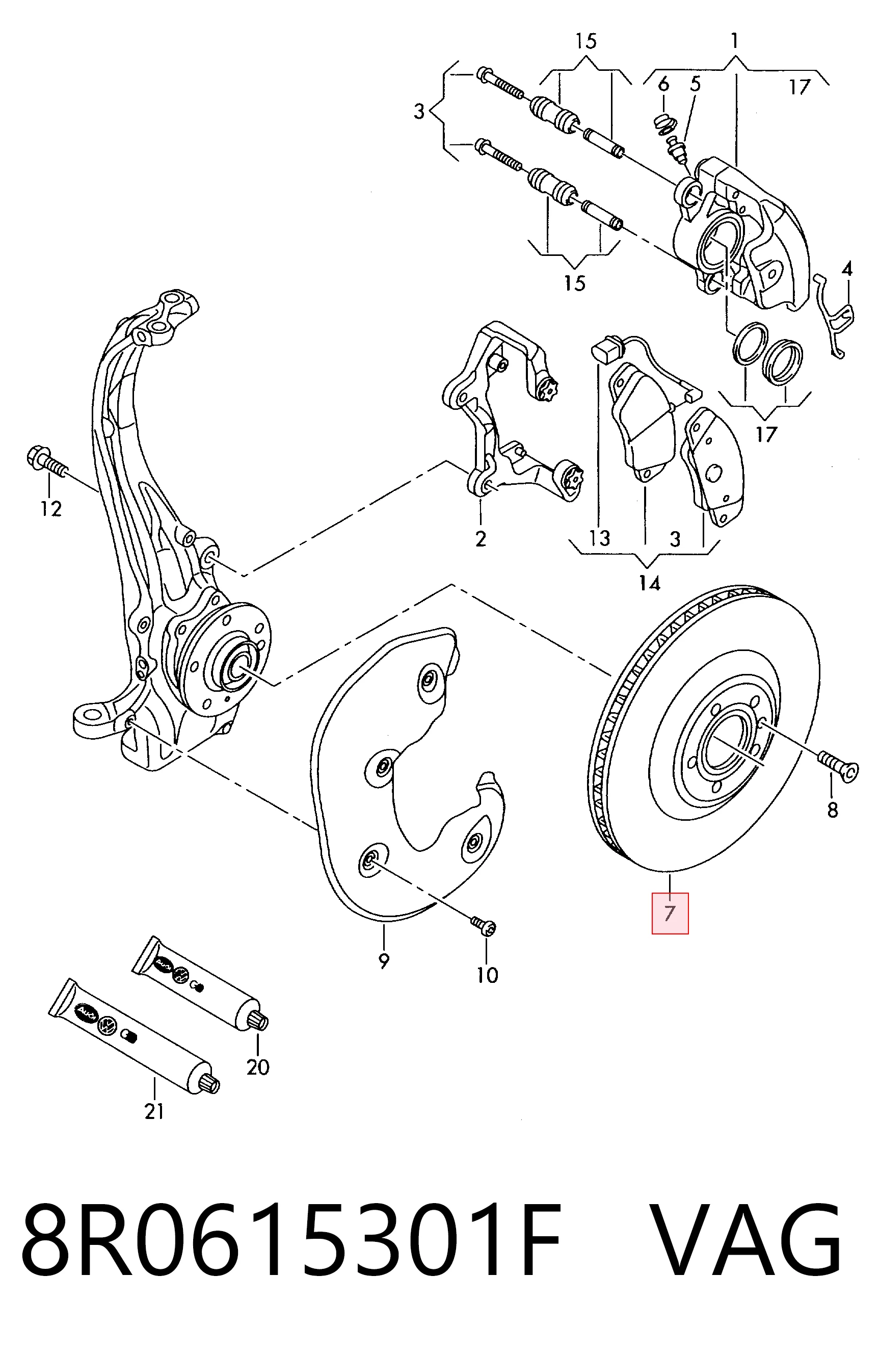 8R0615301F VAG