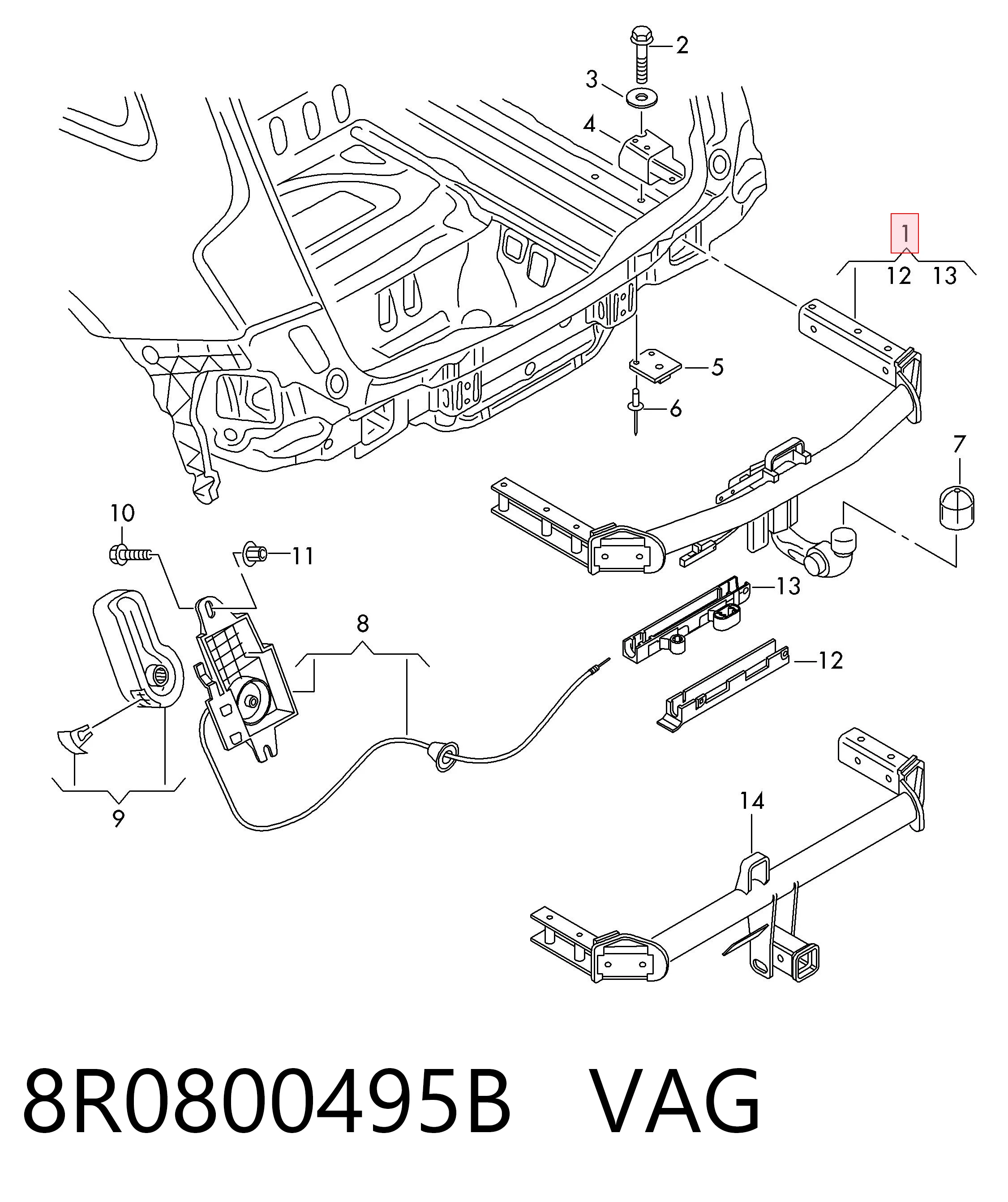 8R0800495B VAG