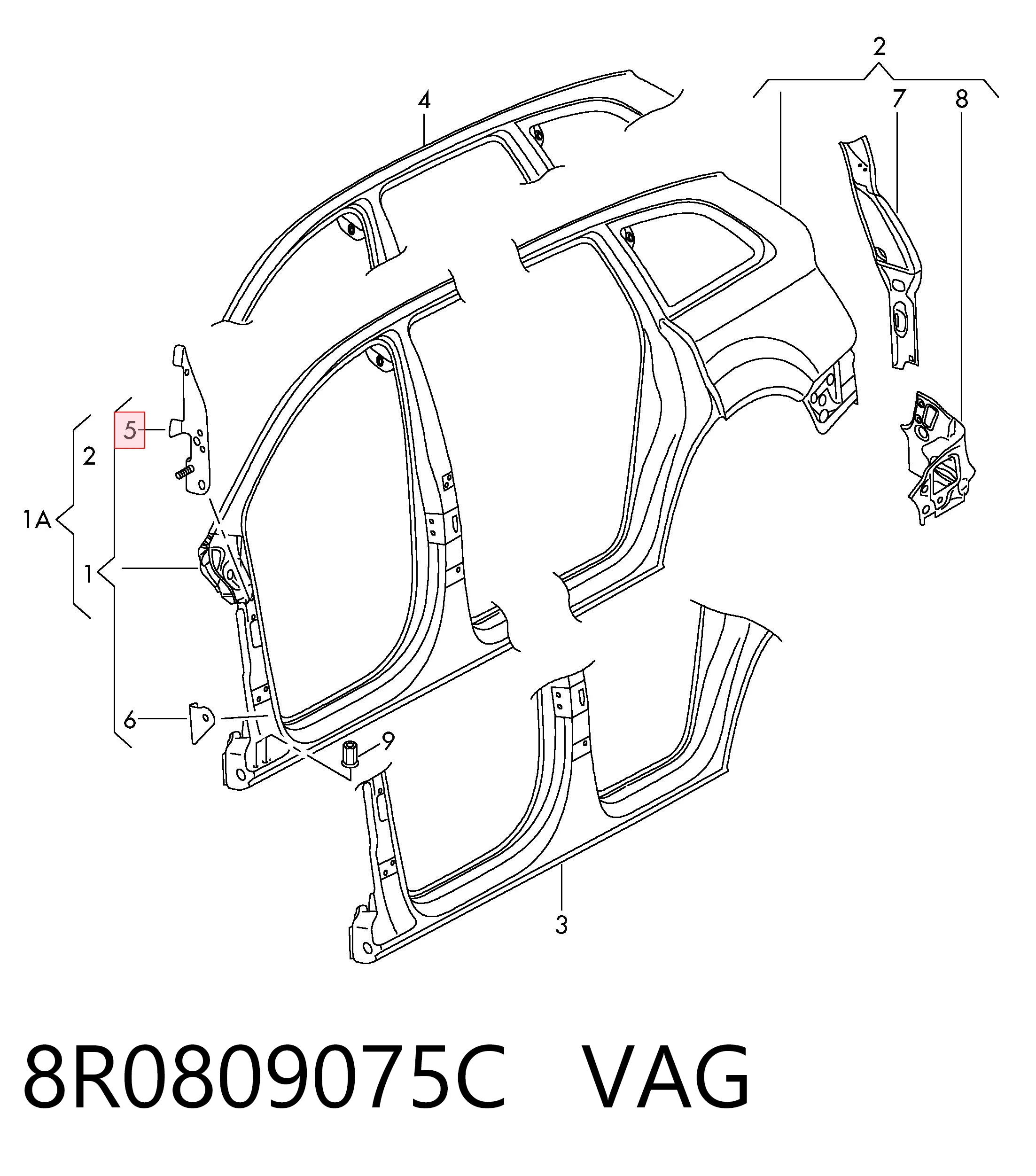 8R0809075C VAG