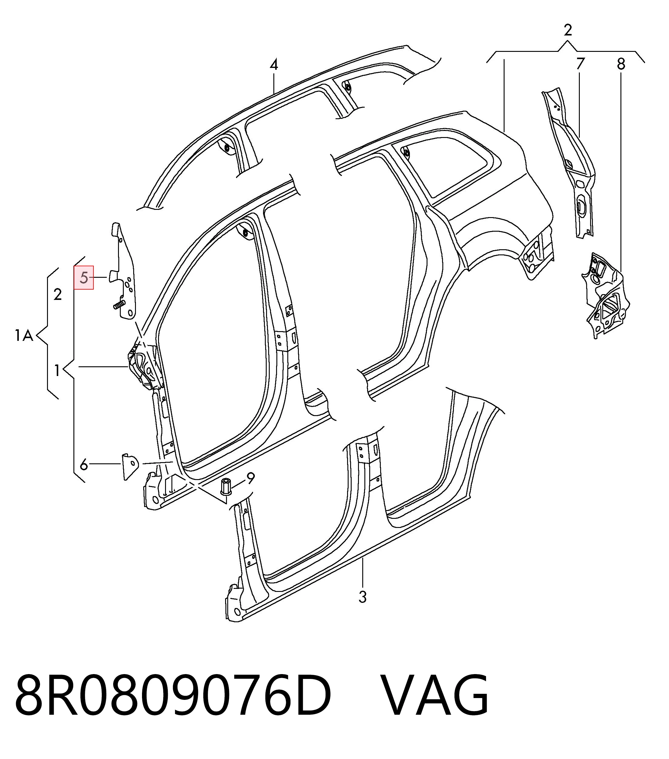 8R0809076D VAG 