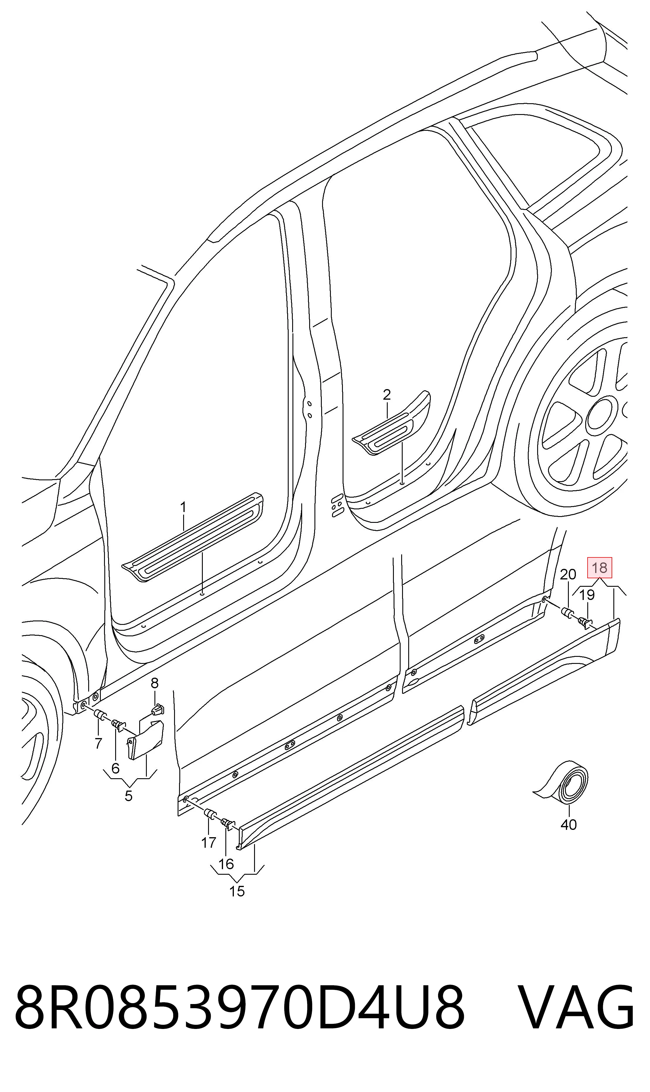  VAG 8R0853970D4U8 preço, a partir de 150,37 USD