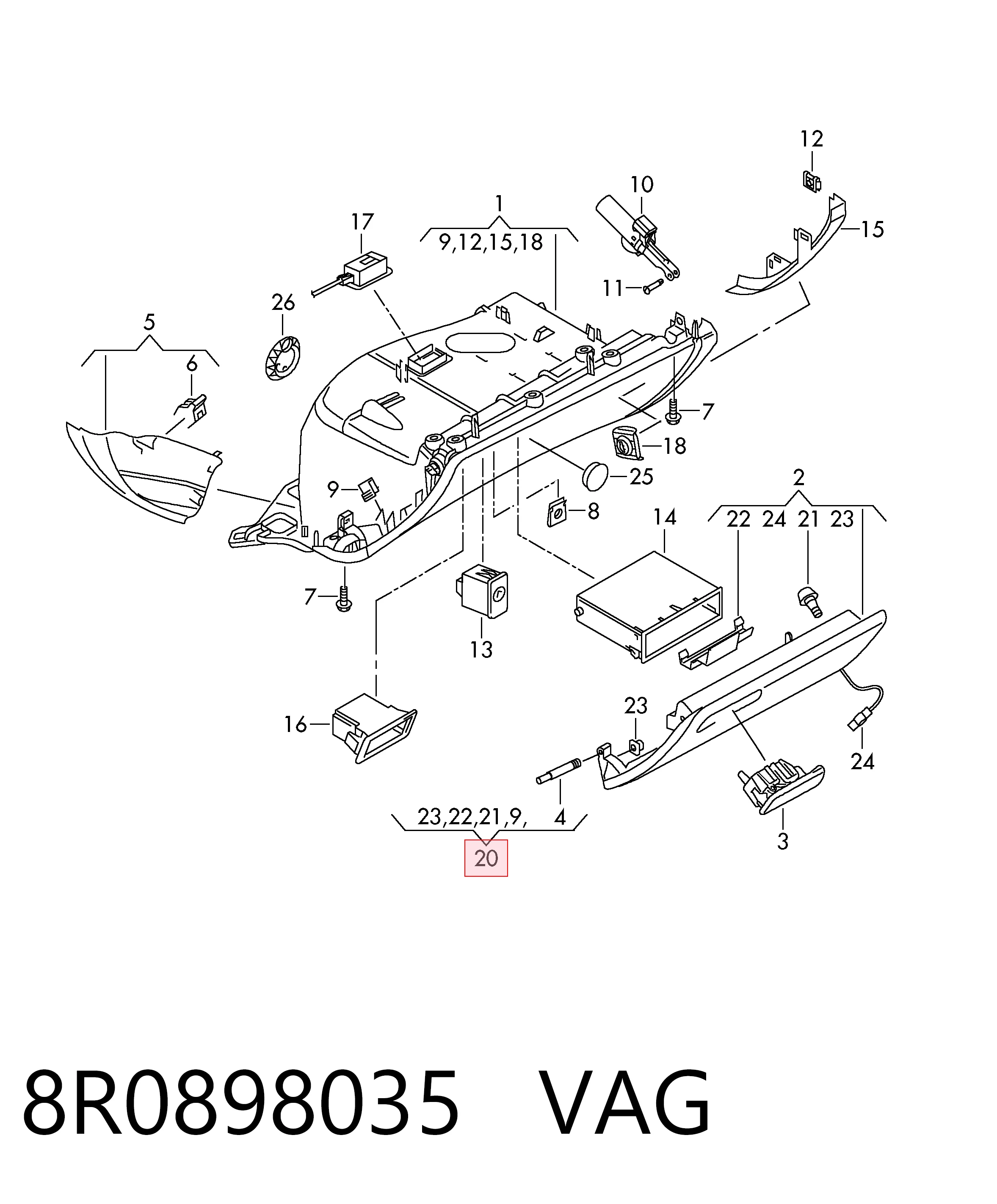 8R0898035 VAG