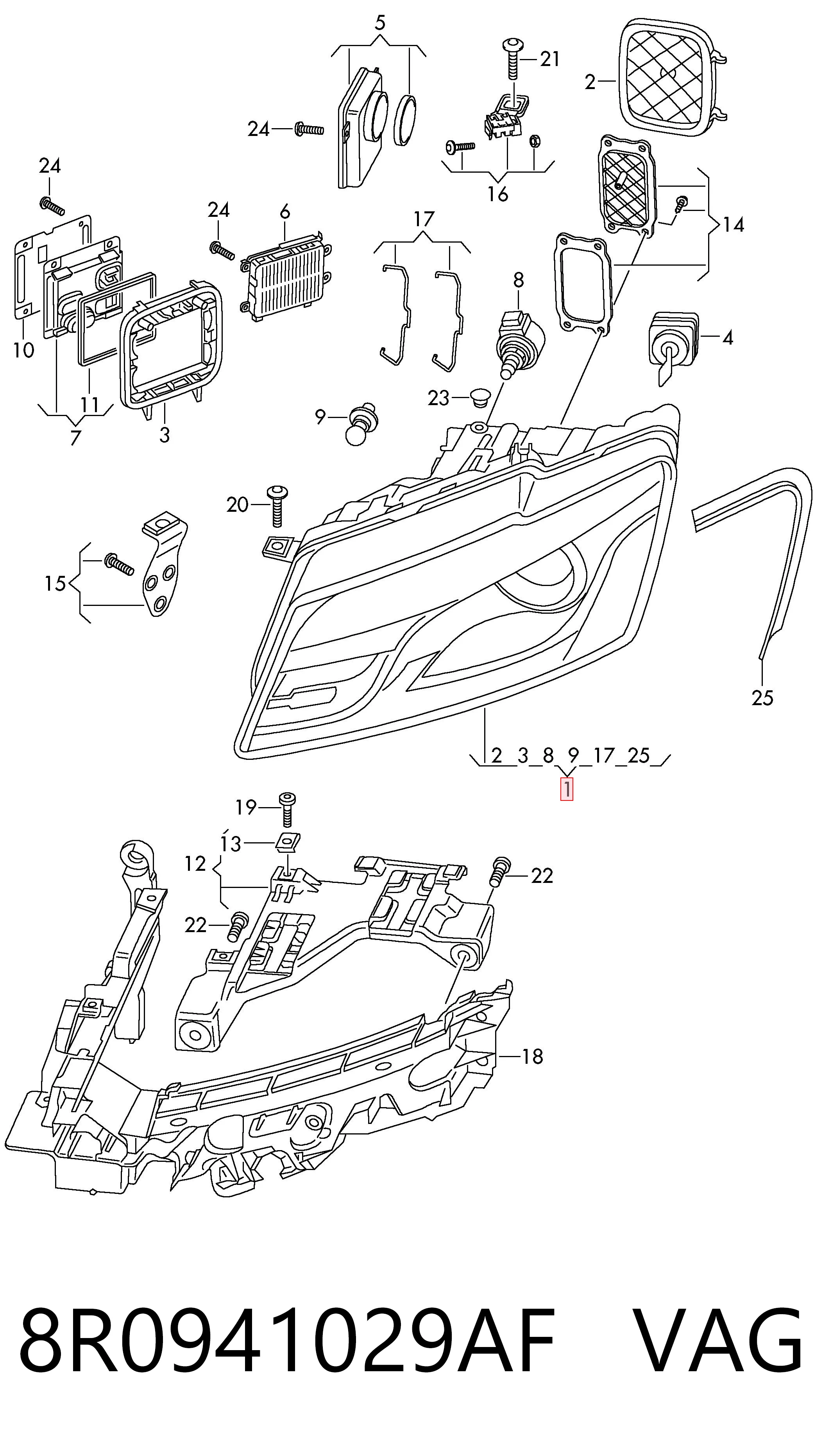8R0941029AF VAG
