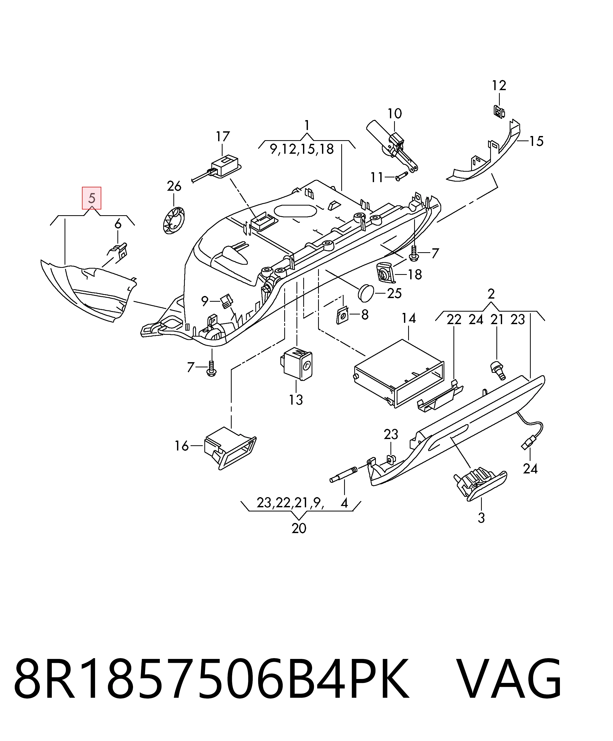 8R1857506B4PK VAG