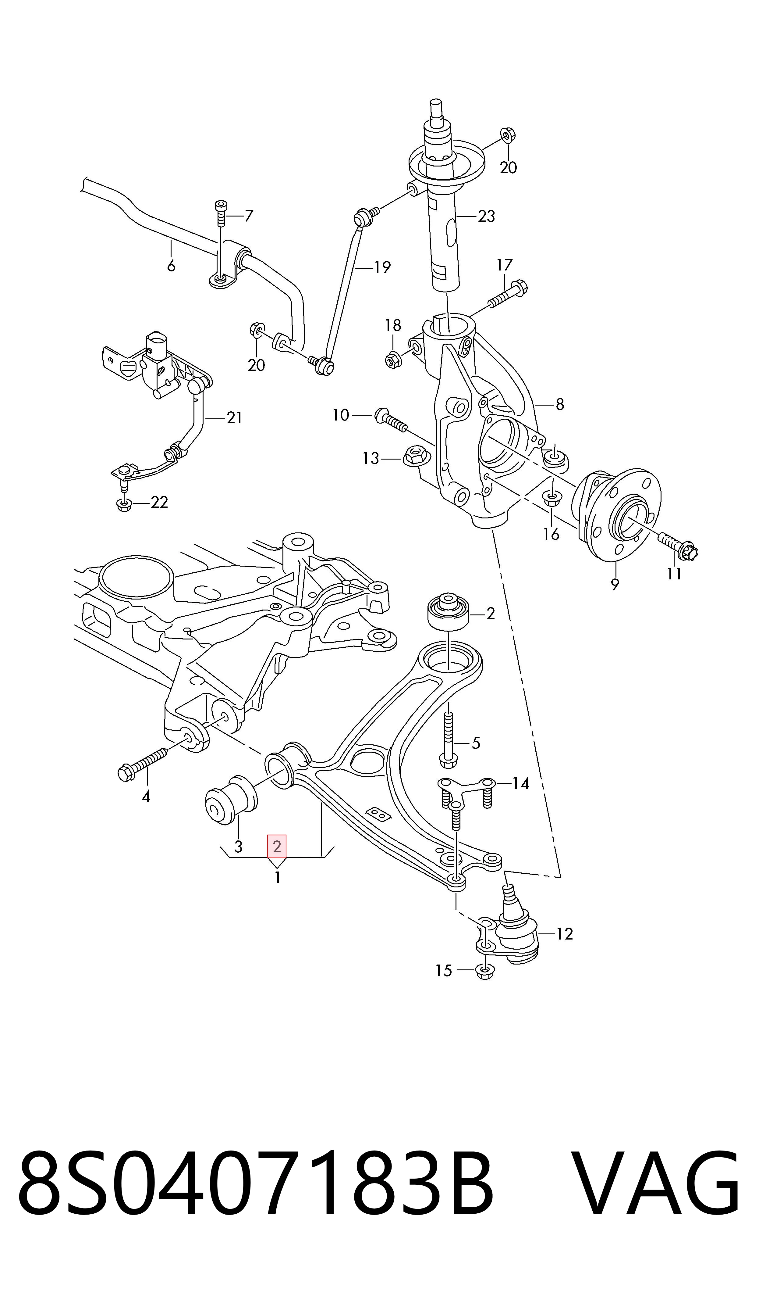 8S0407183B VAG
