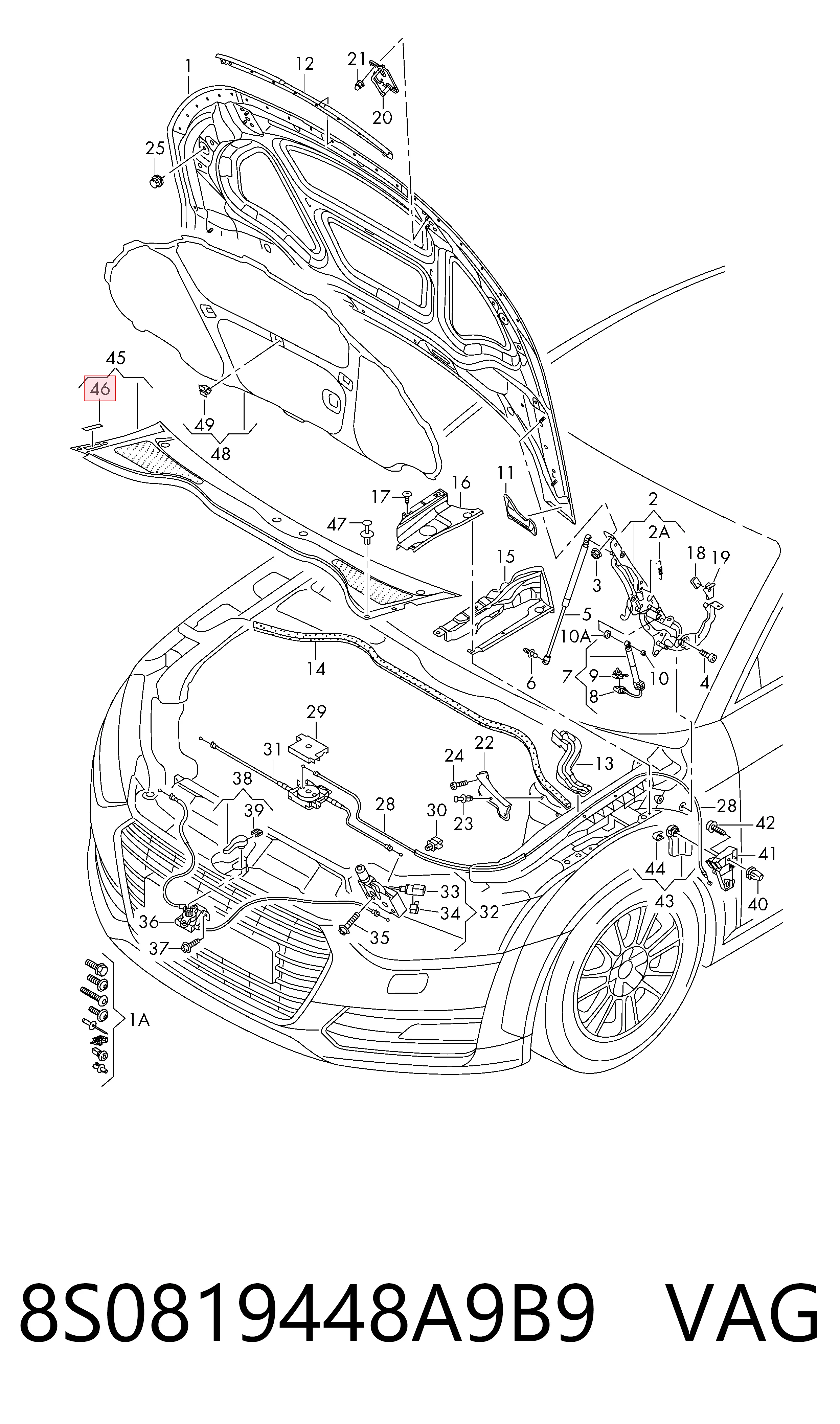 8S0819448A9B9 VAG