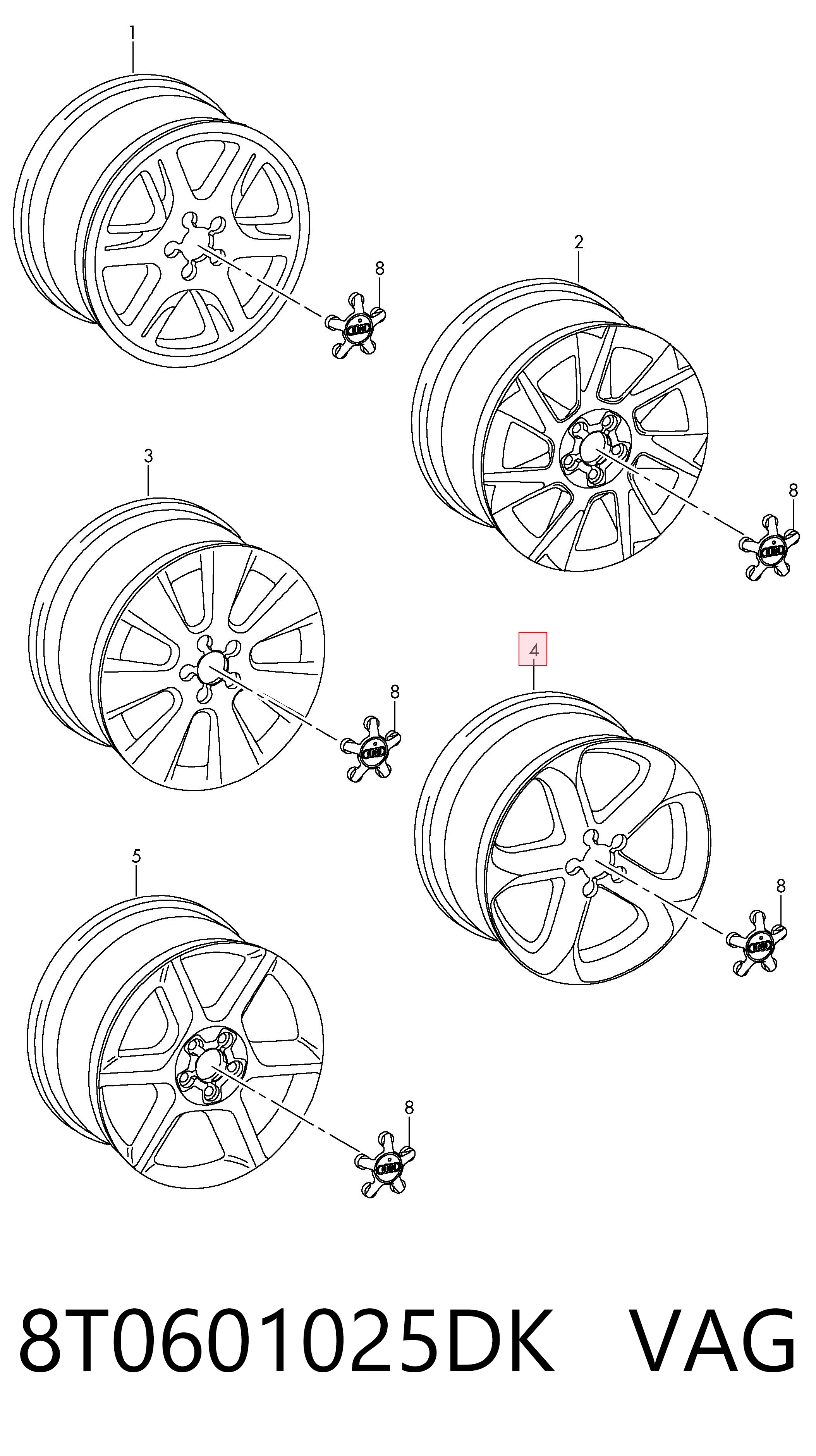 8T0601025DK VAG