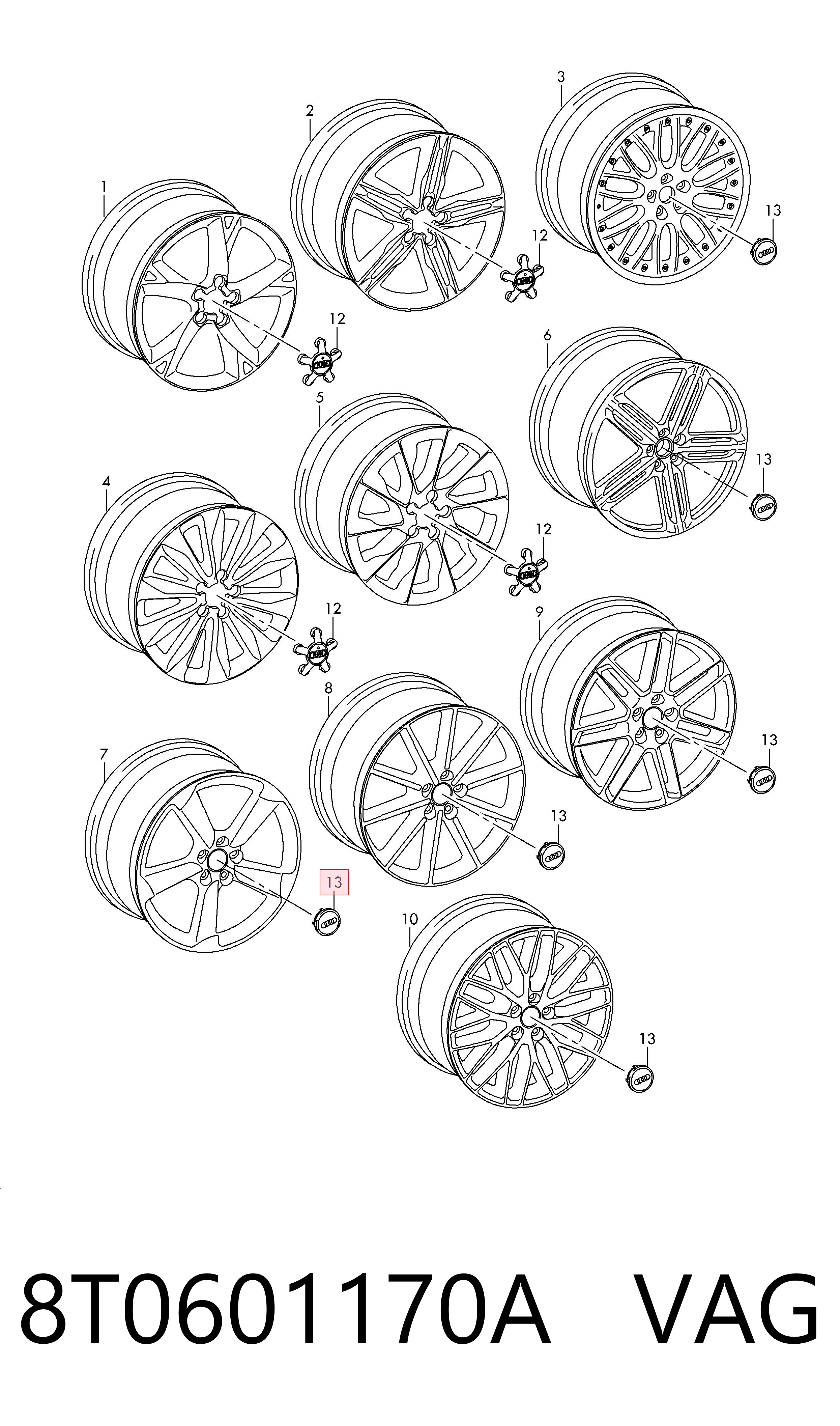 8T0601170A VAG
