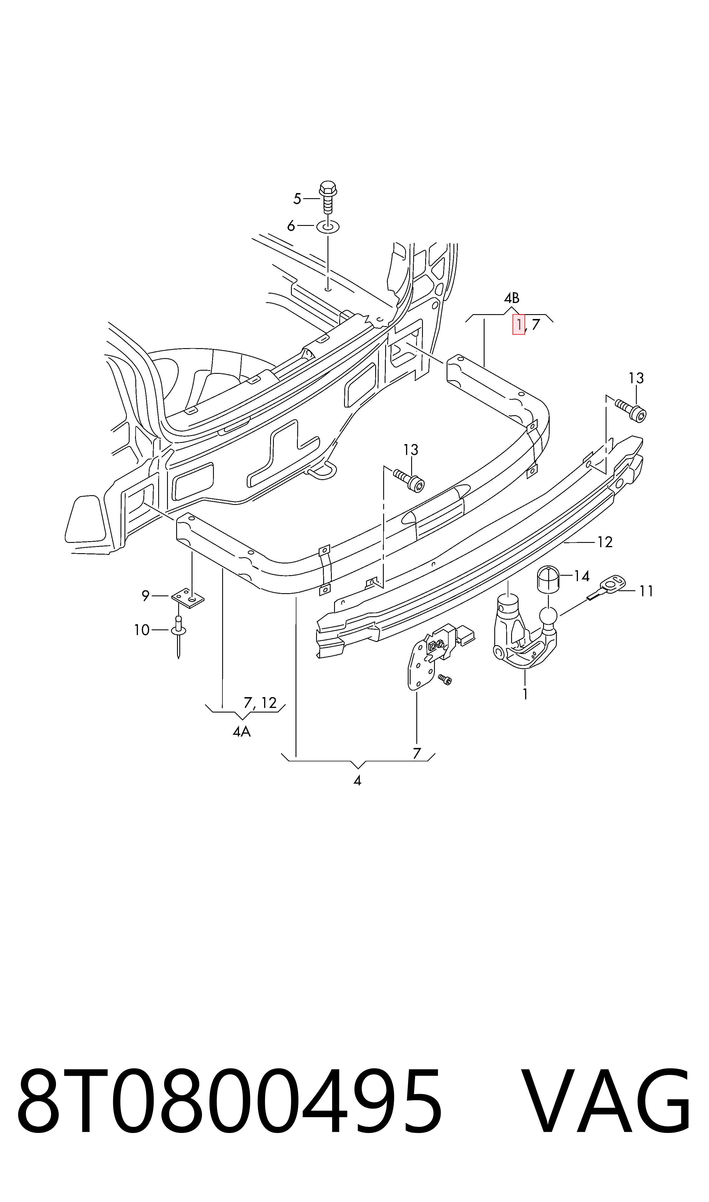 8T0800495 VAG