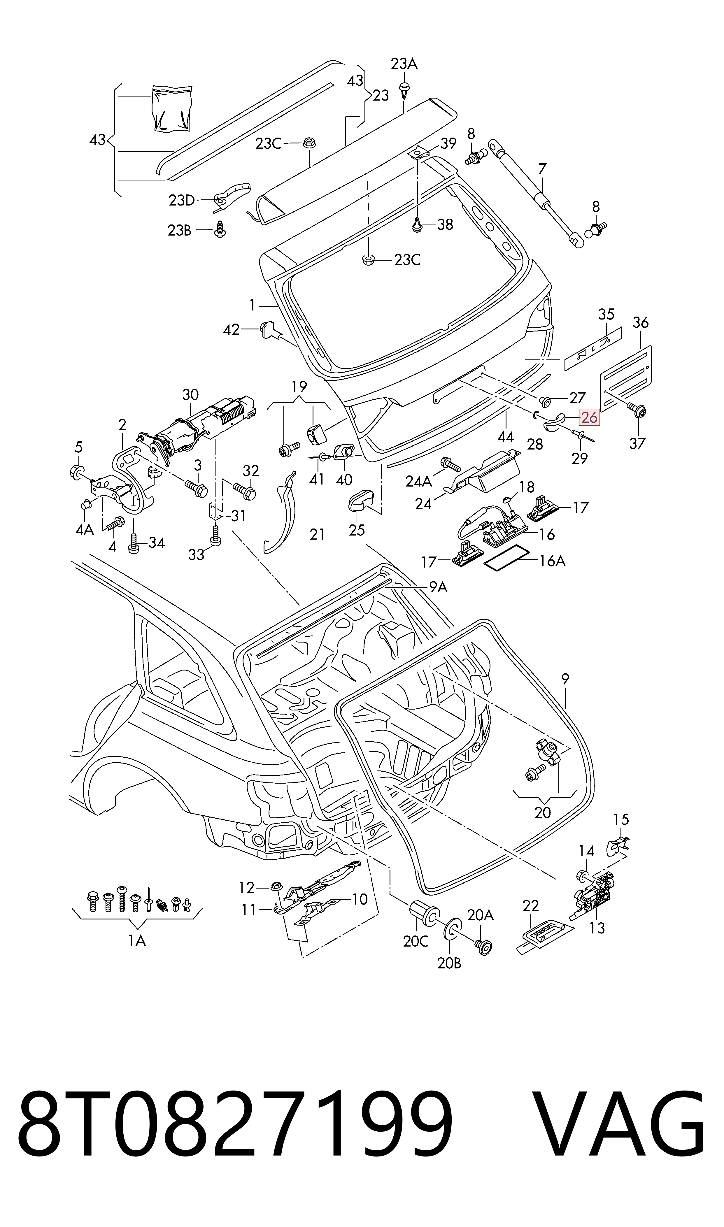 8T0827199 VAG