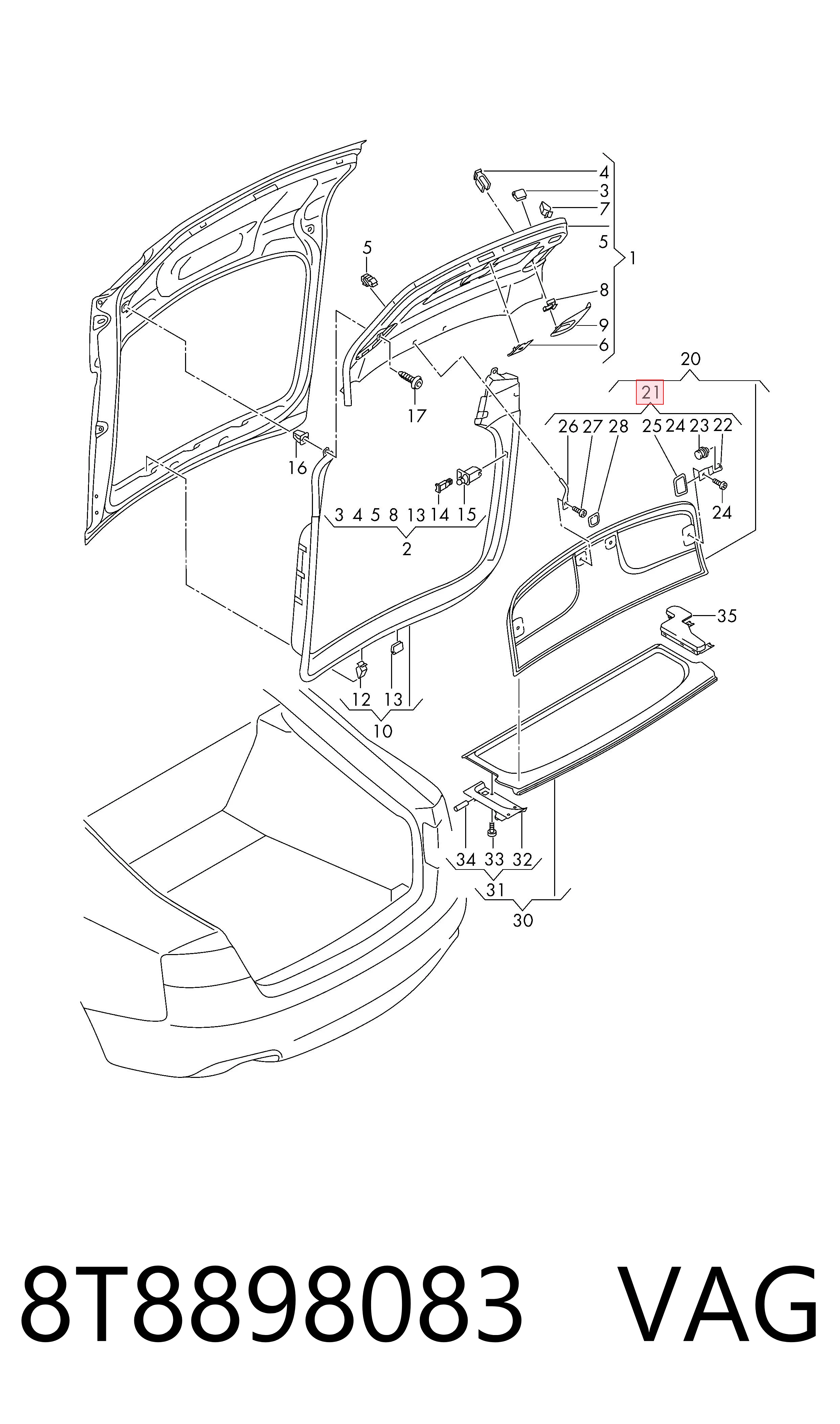 8T8898083 VAG