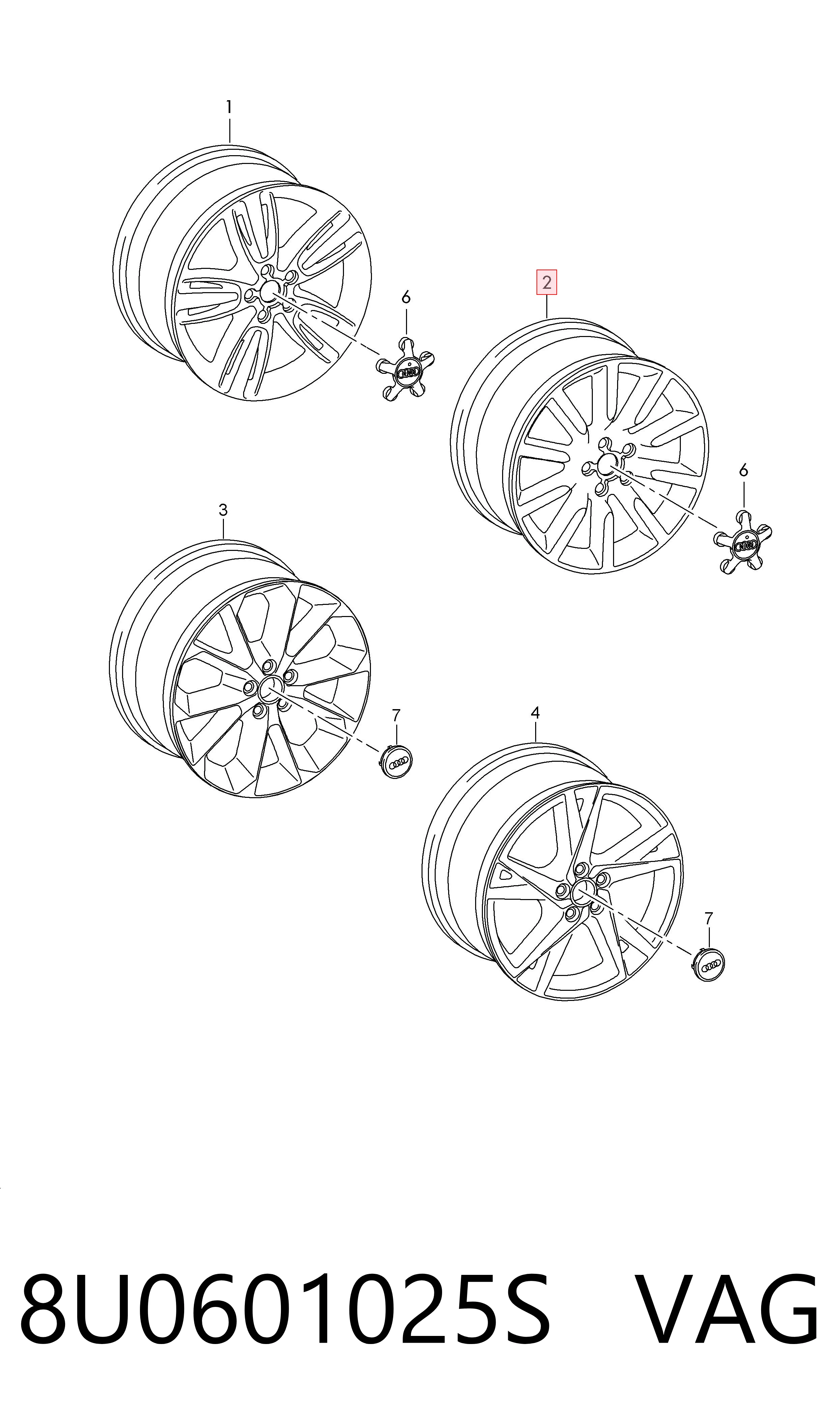 8U0601025S VAG