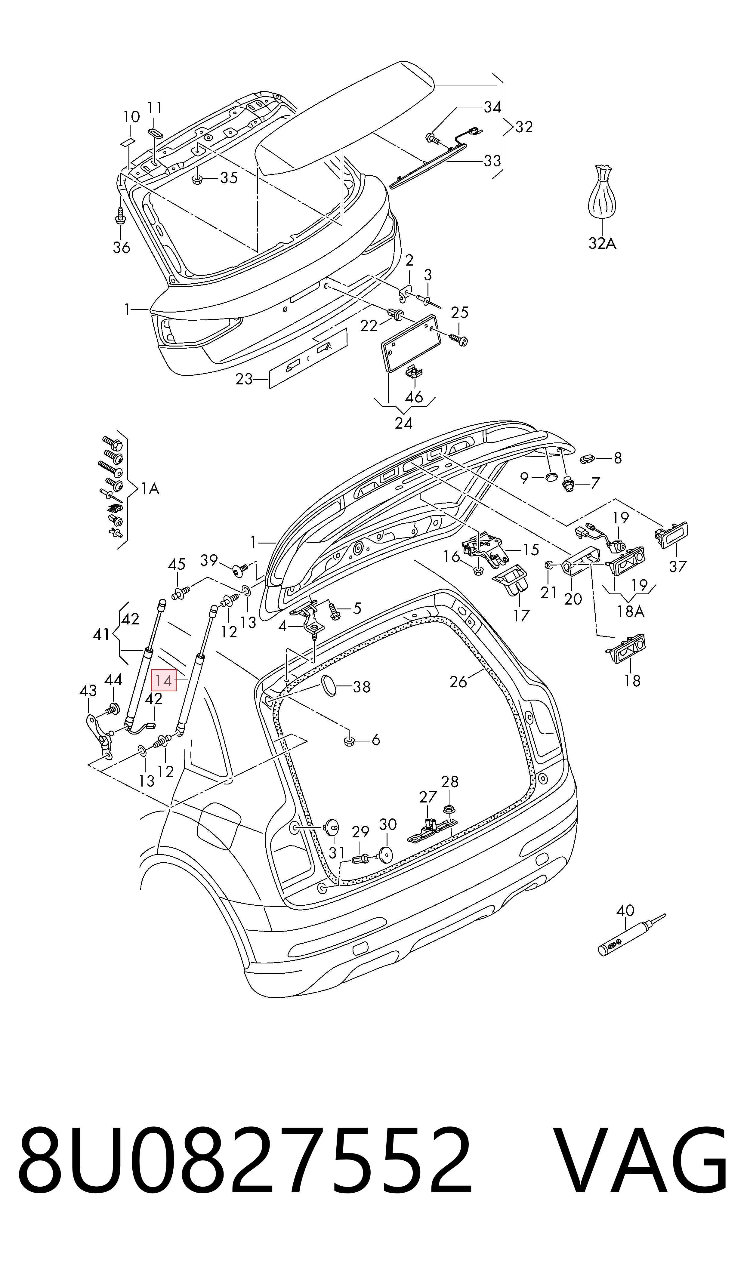  para Audi Q3  (8UB, 8UG)
