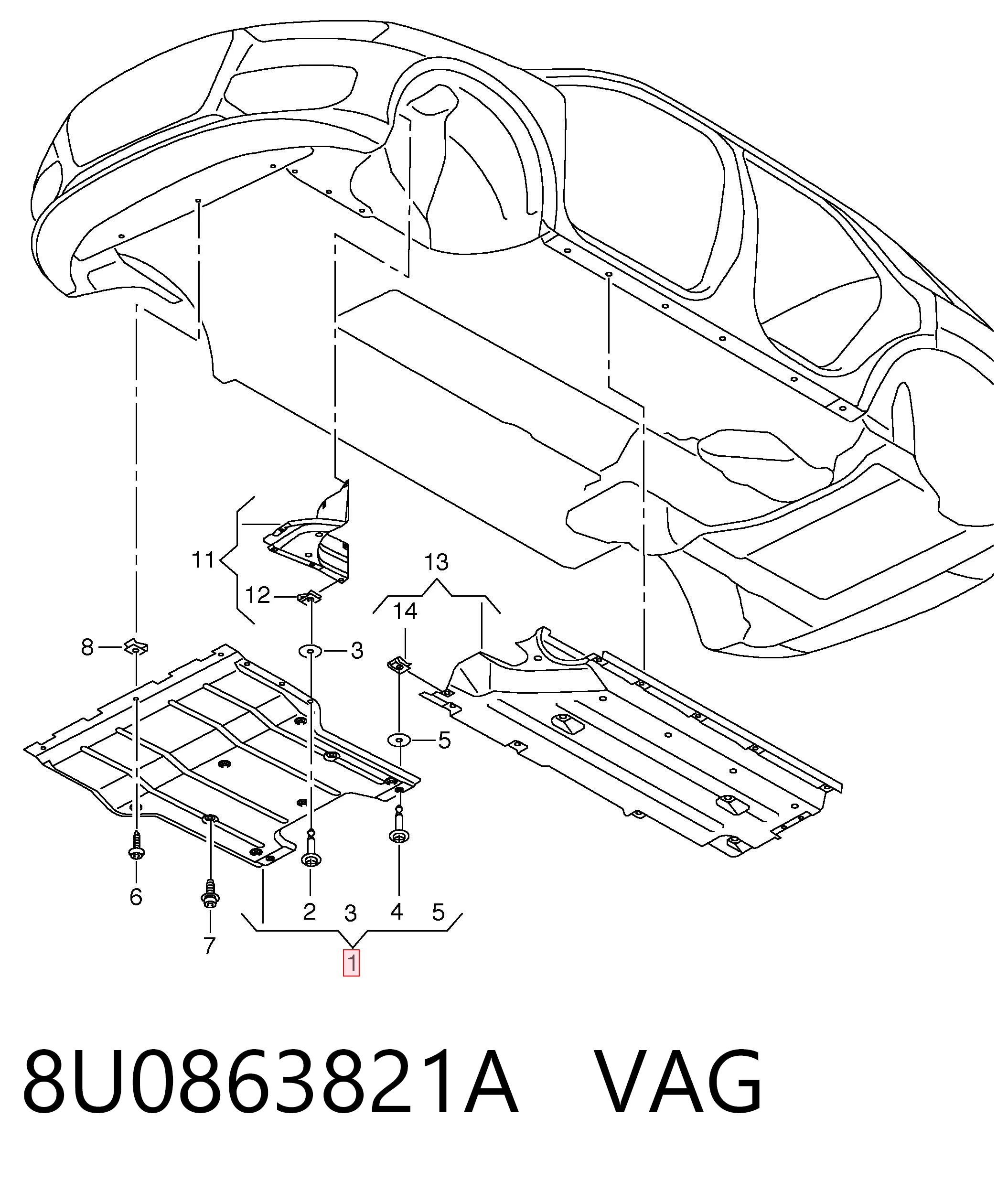 8U0863821A VAG