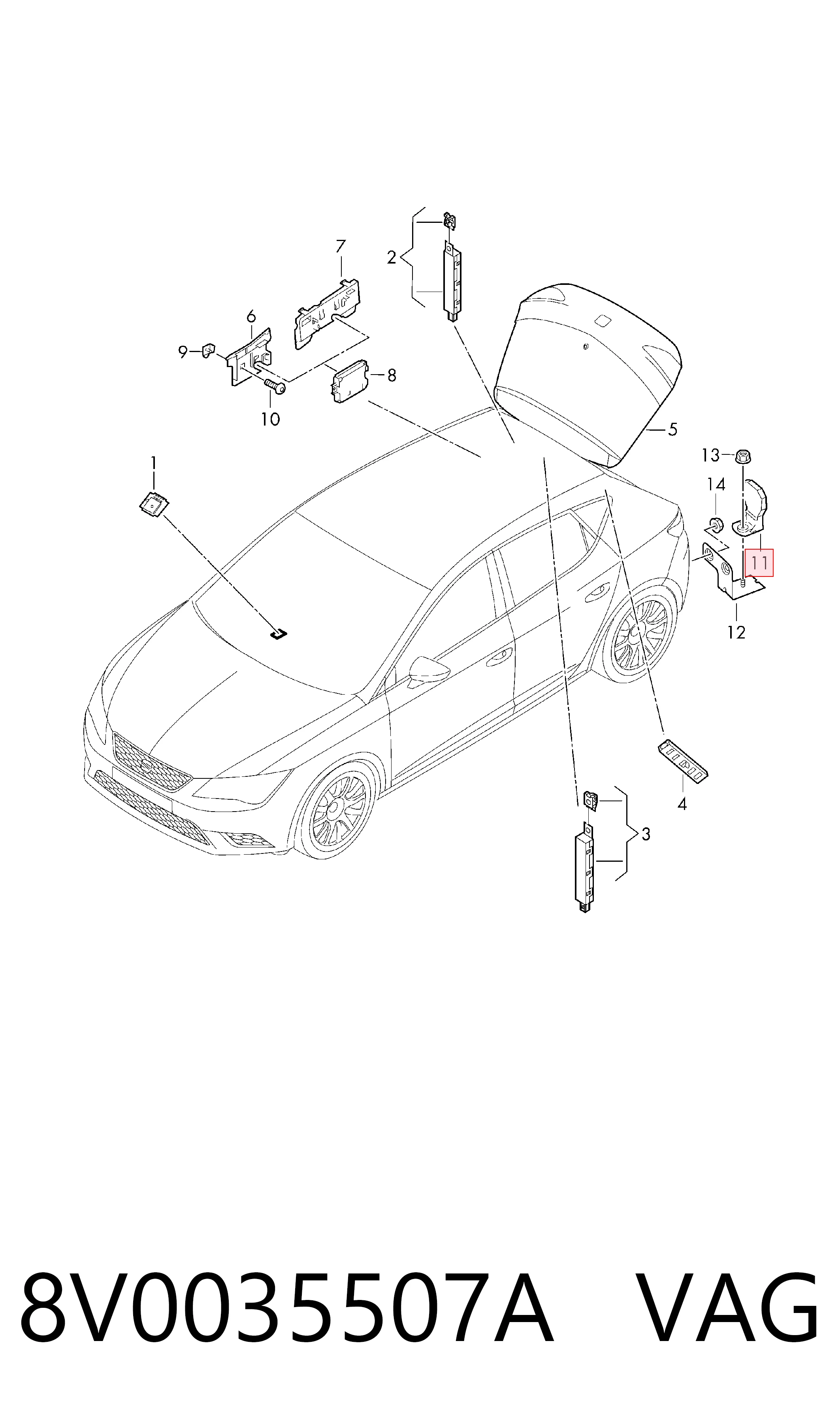Antena Seat Ibiza preço, a partir de 28,94 USD