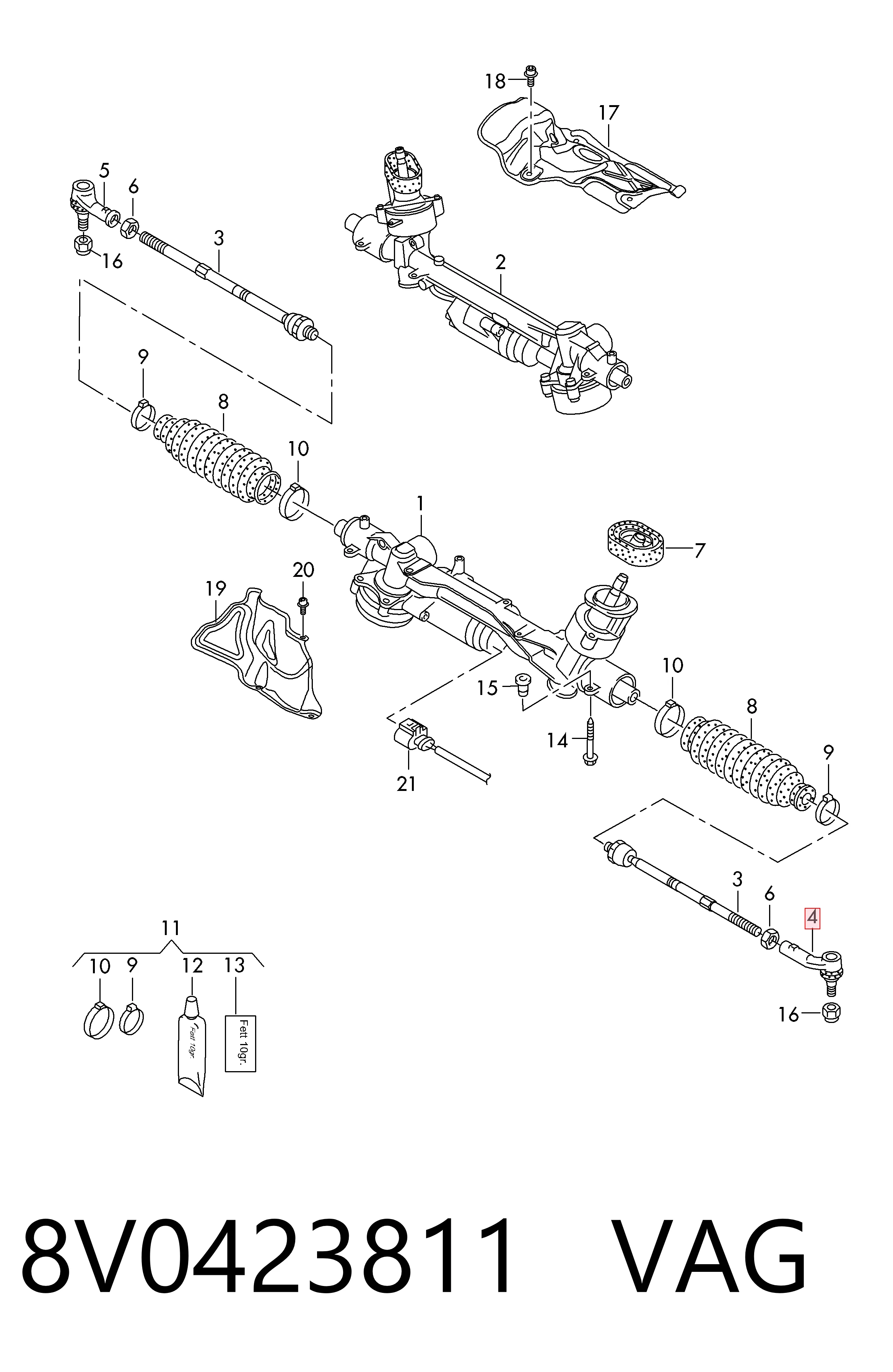 8V0423811 VAG
