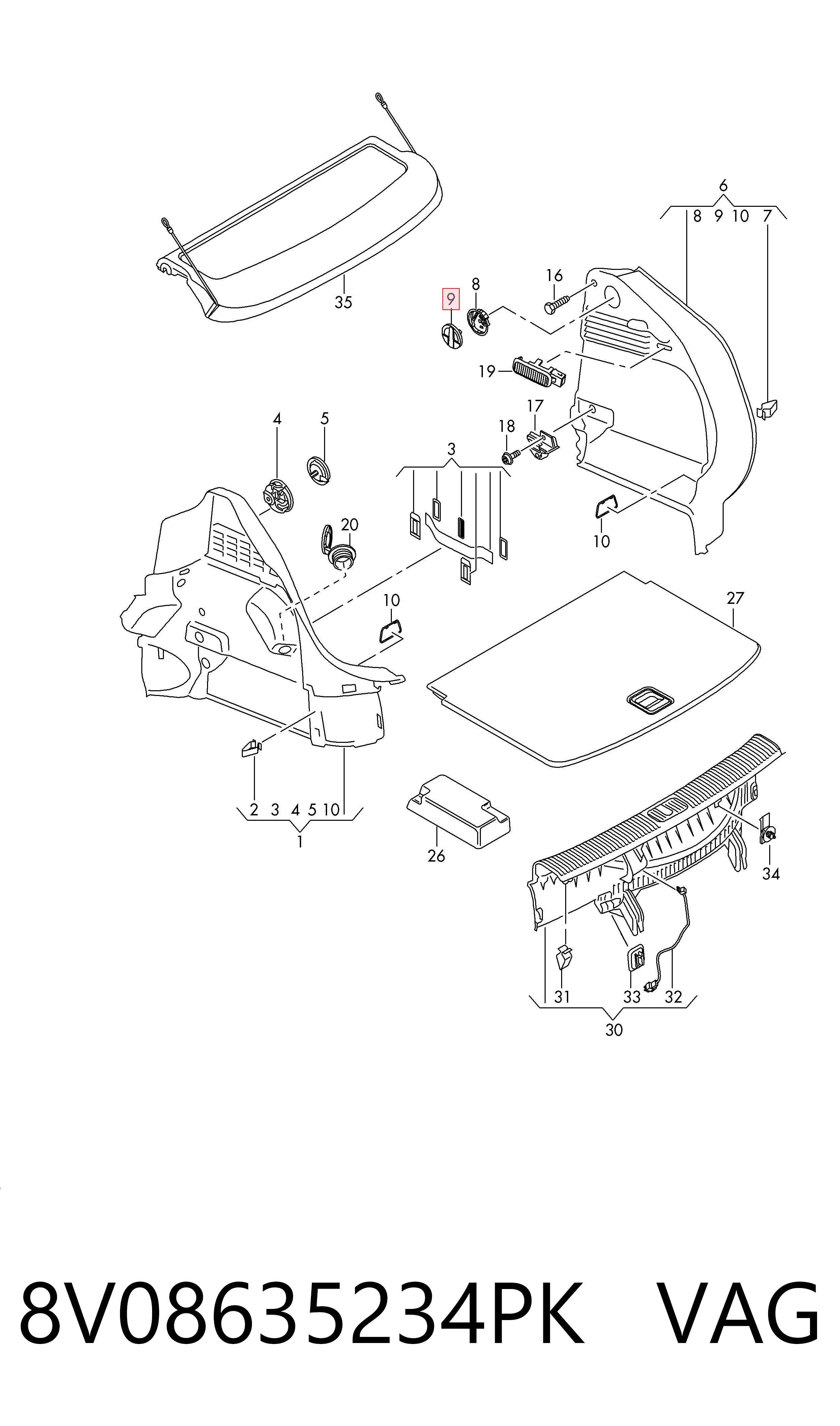 8V08635234PK VAG