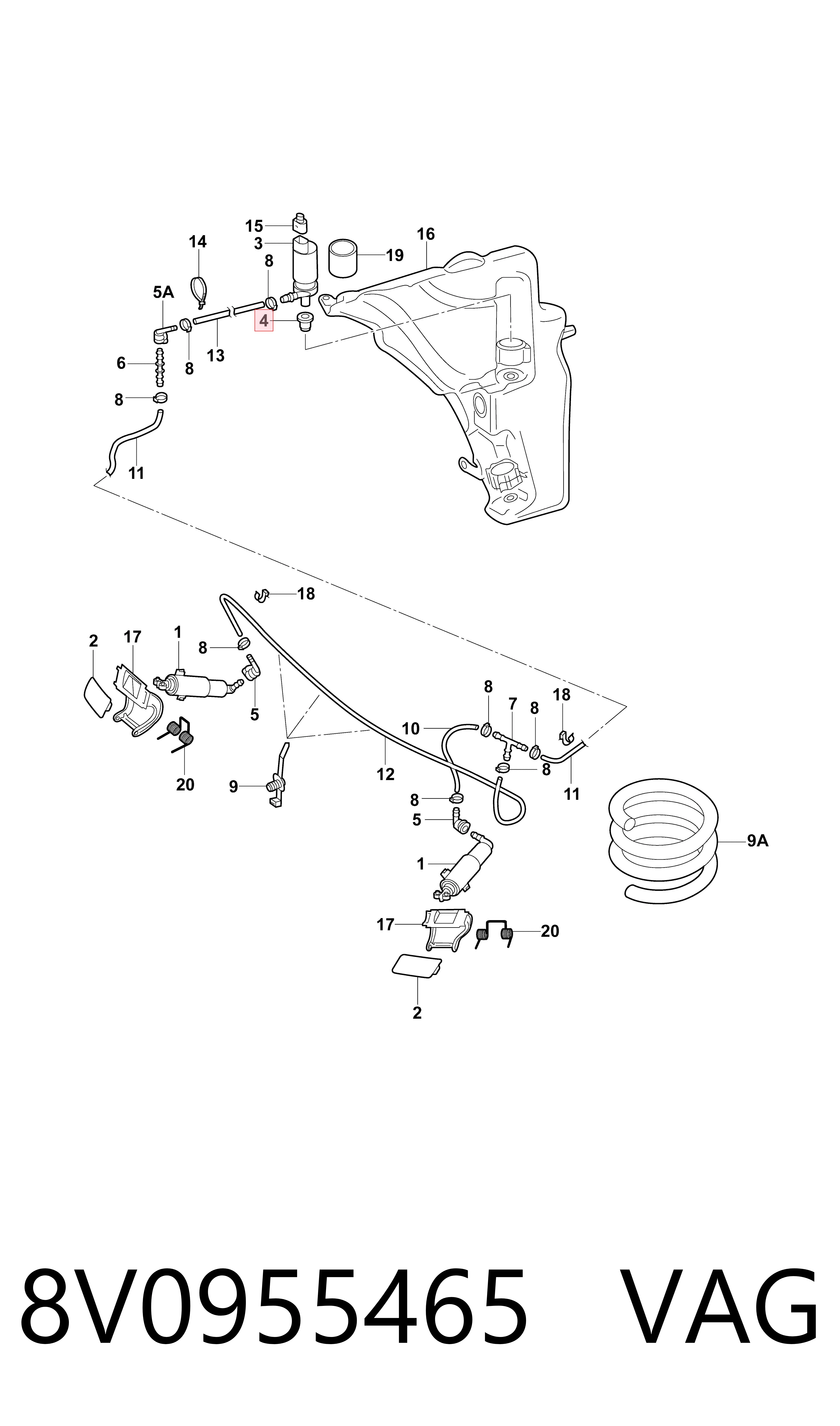 8V0955465 VAG 