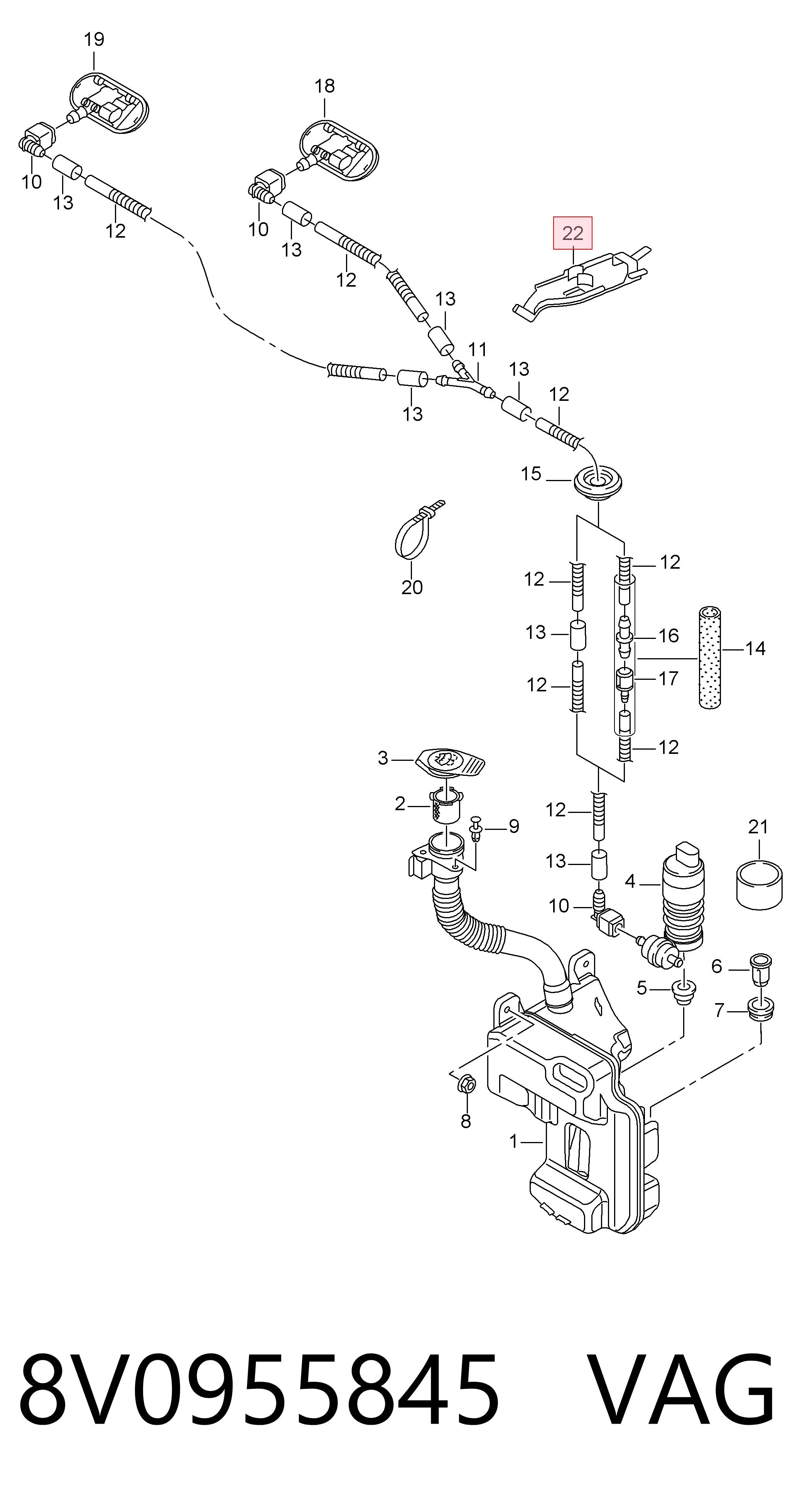 8V0955845 VAG
