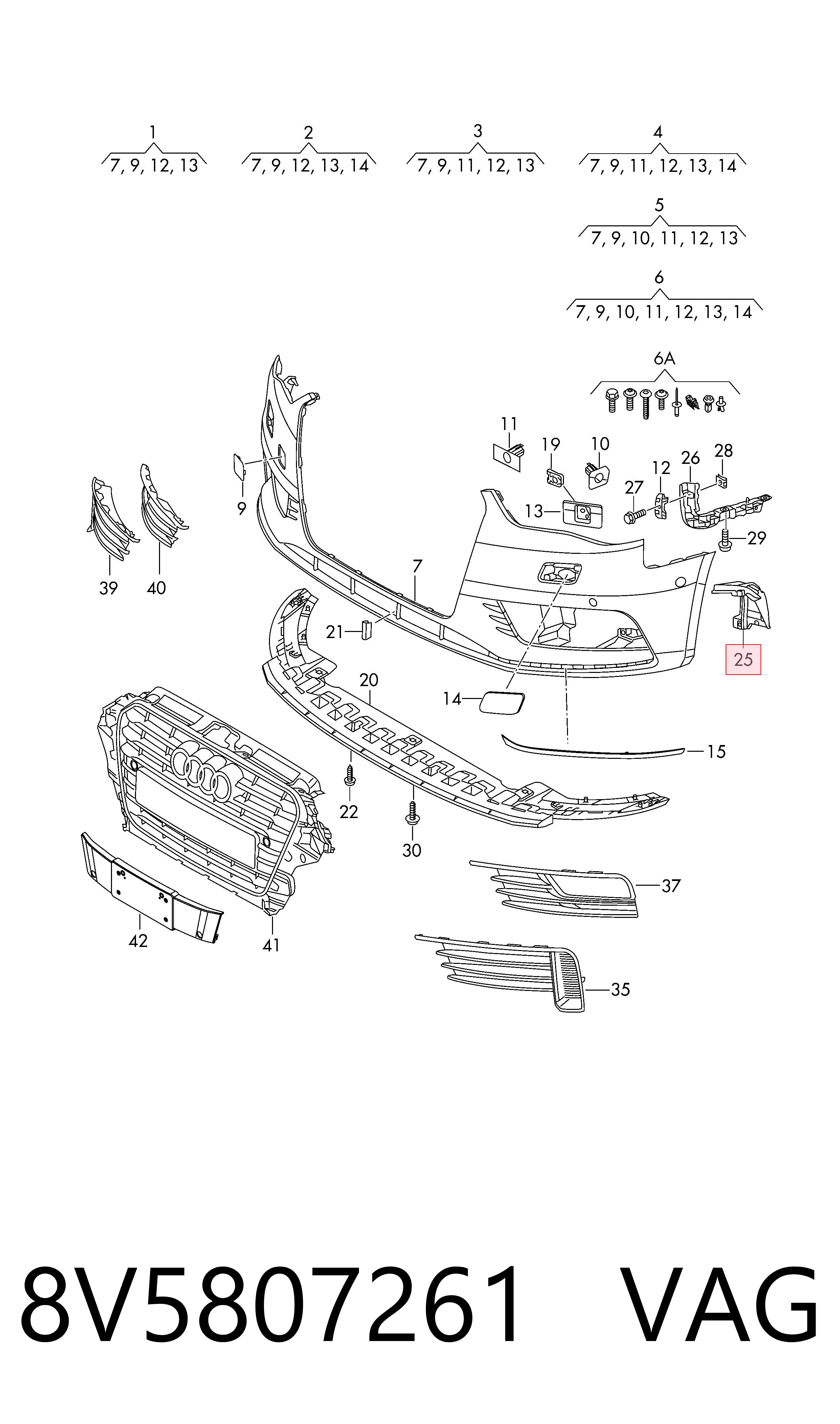 8V5807261 VAG 