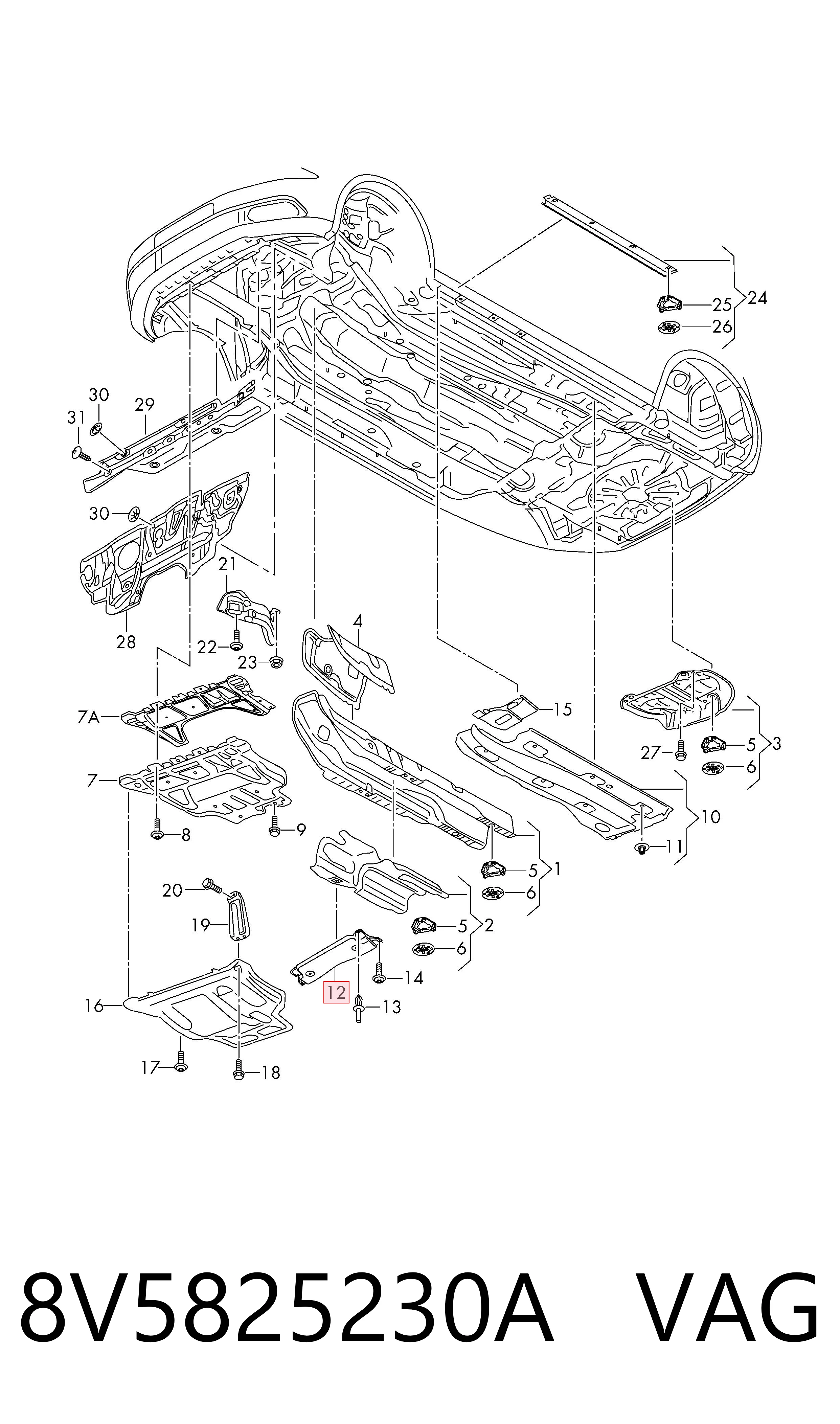  VAG 8V5825230A