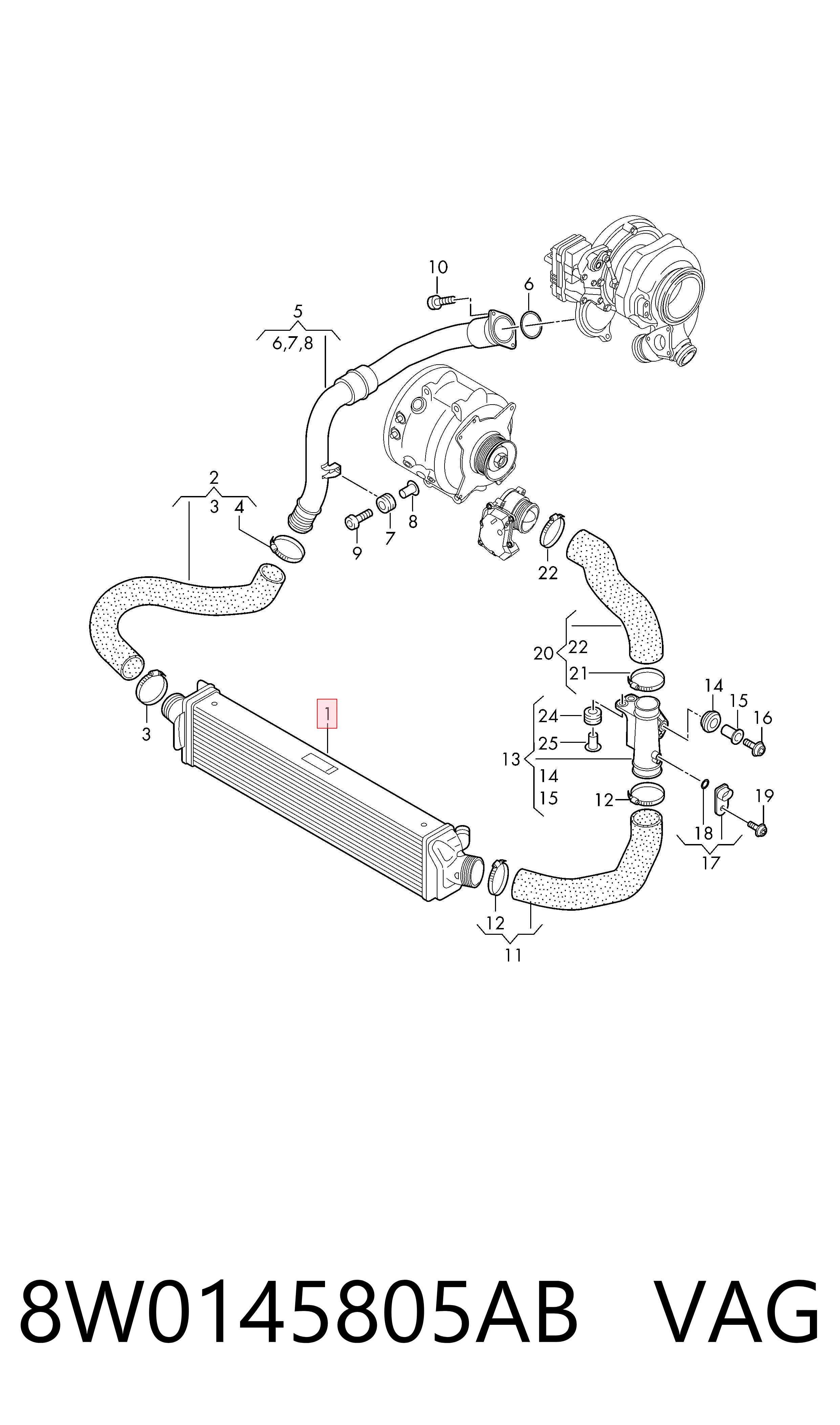 8W0145805AB VAG