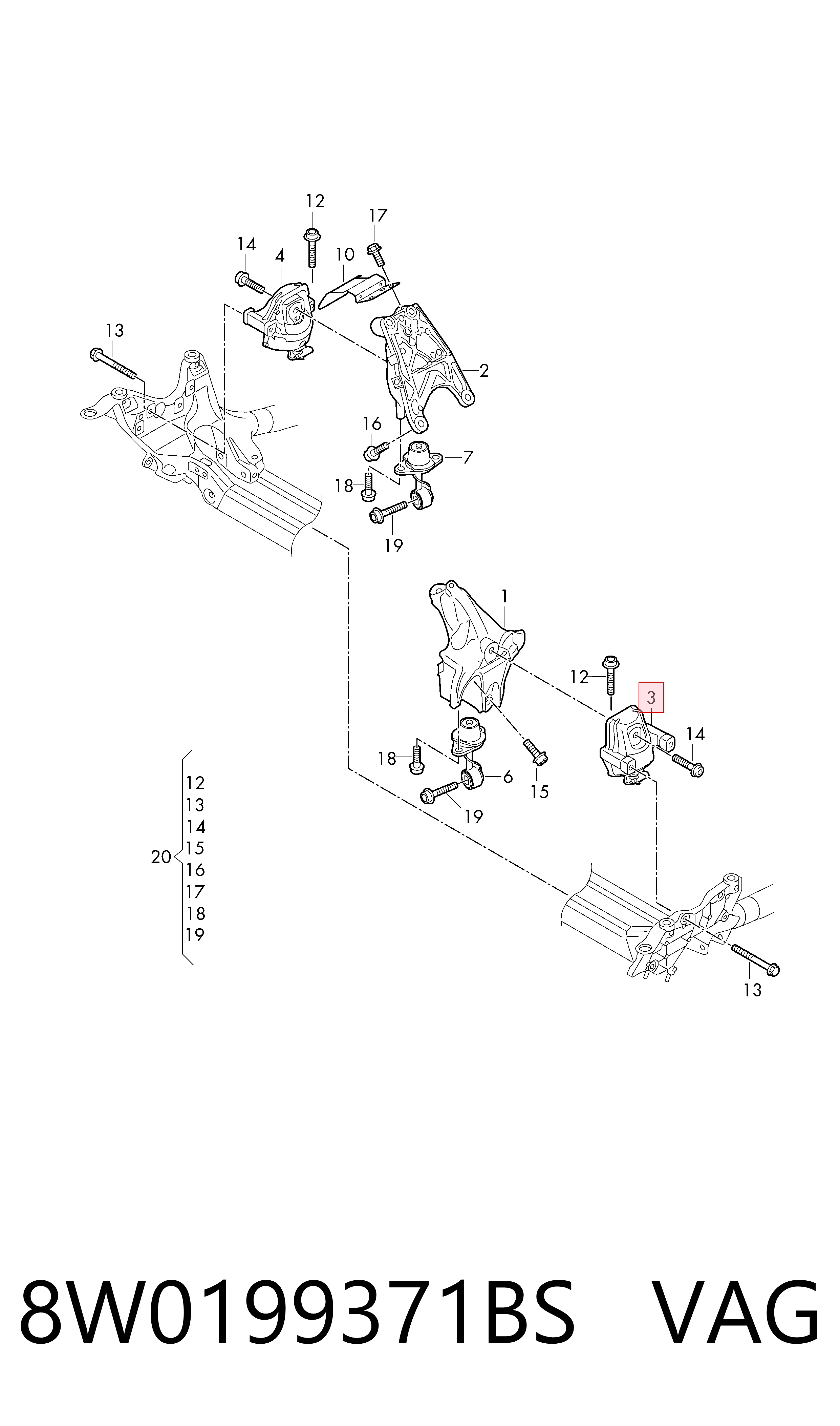 Compre 39878 Lemforder Coxim (suporte) esquerdo de motor
