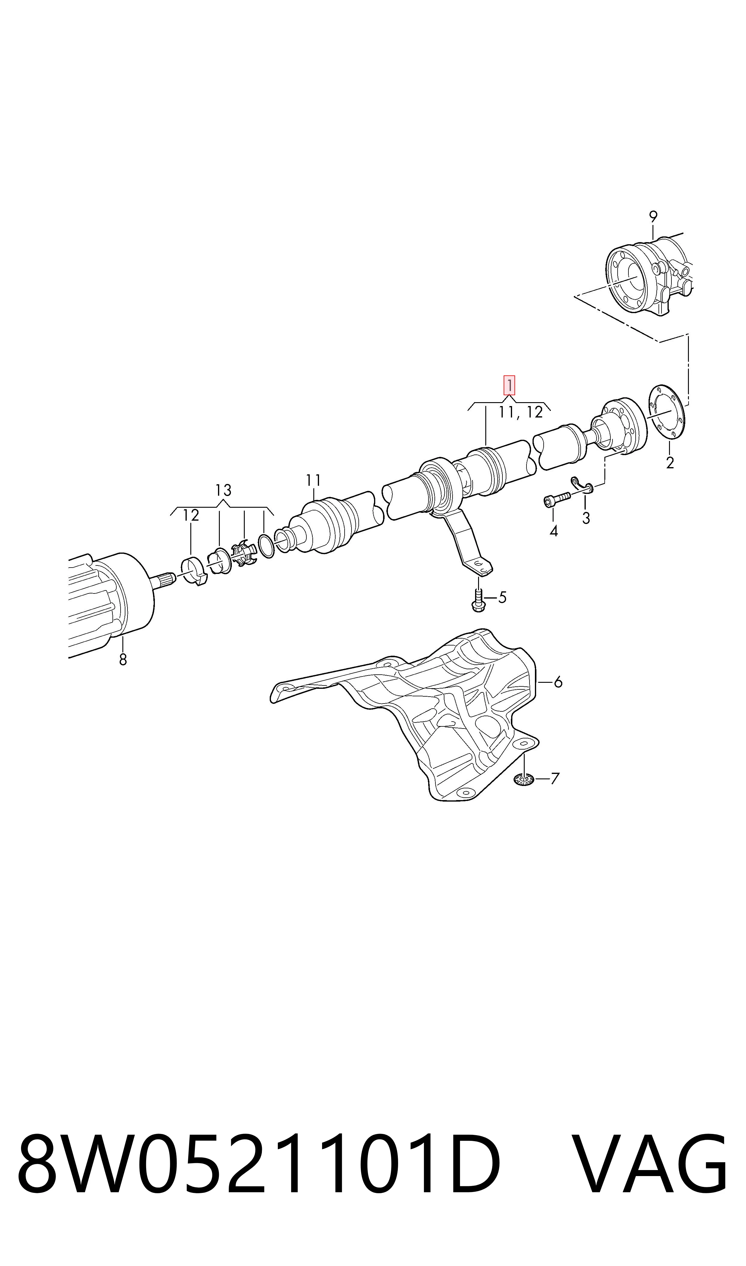 8W0521101D VAG