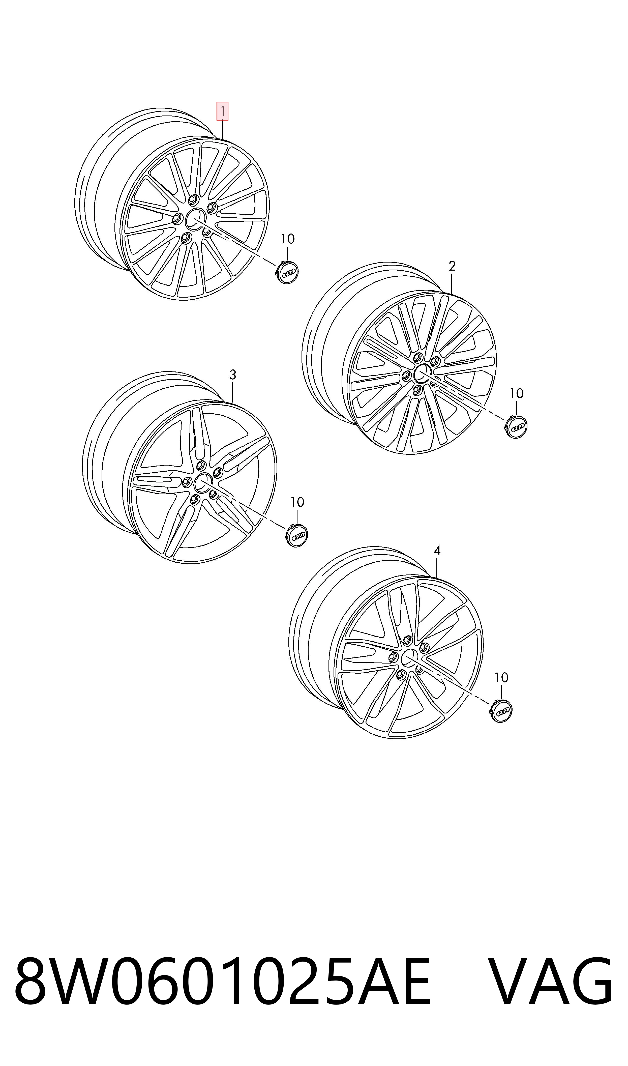 8W0601025AE VAG