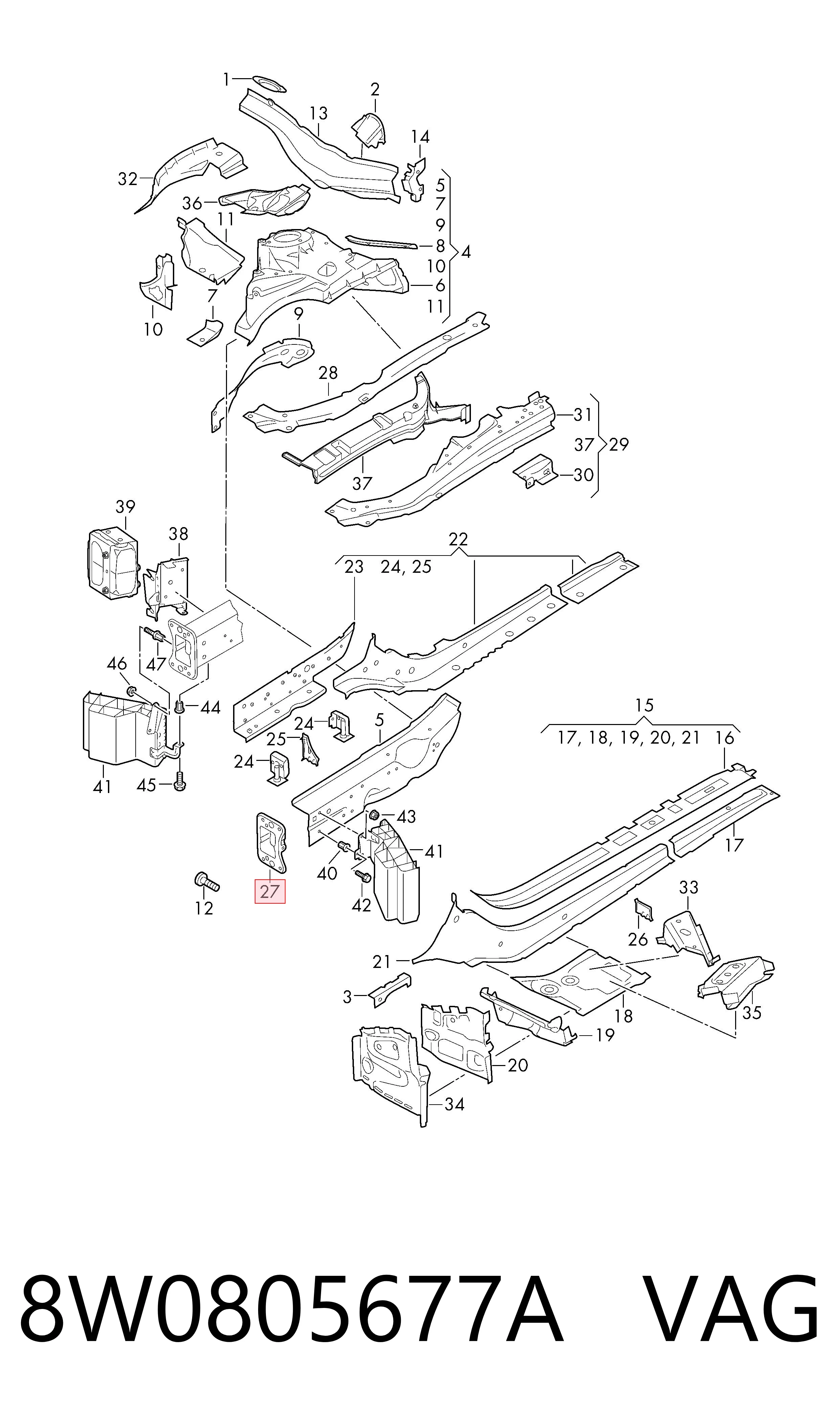 8W0805677A VAG 
