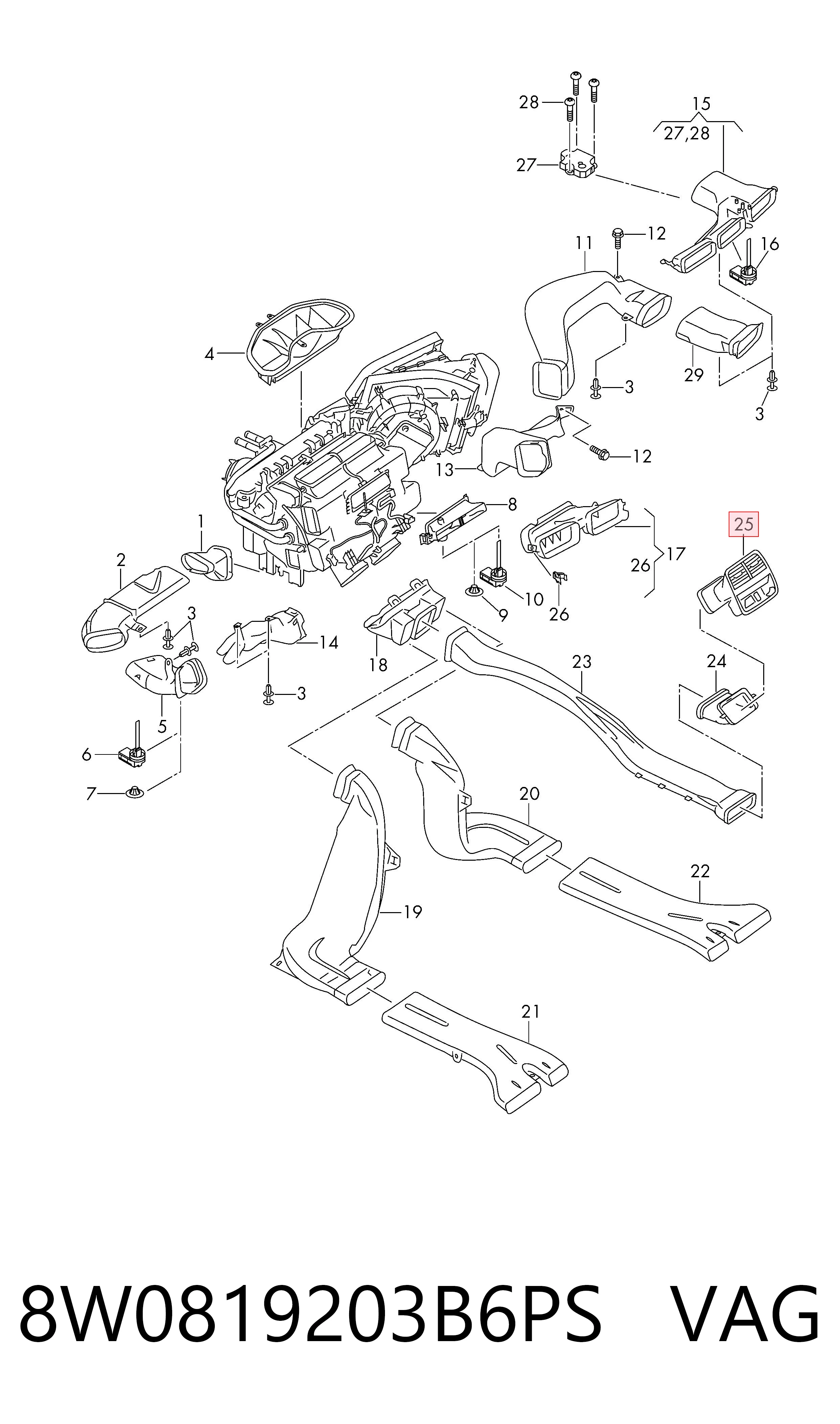 8W0819203B6PS VAG