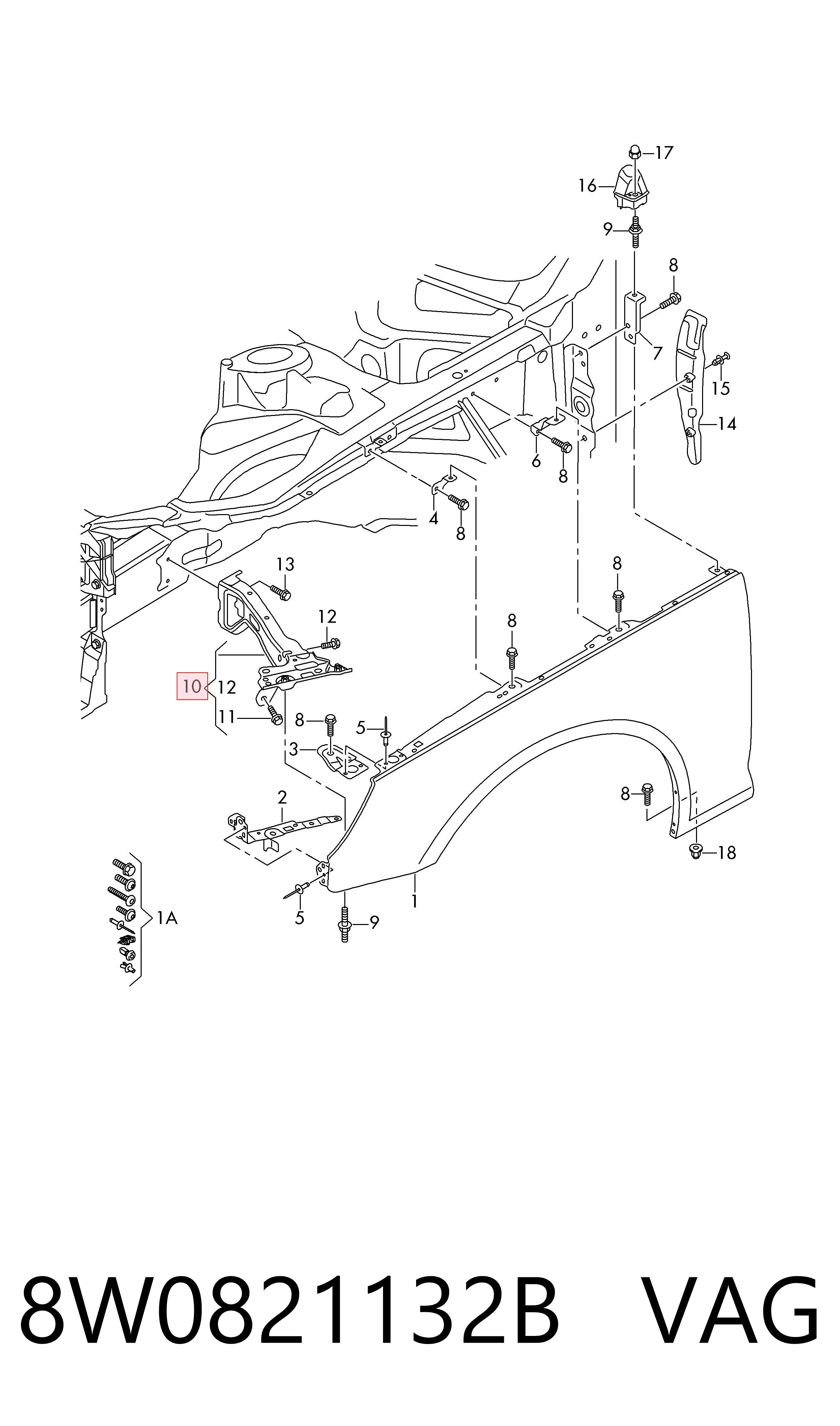 8W0821132B VAG