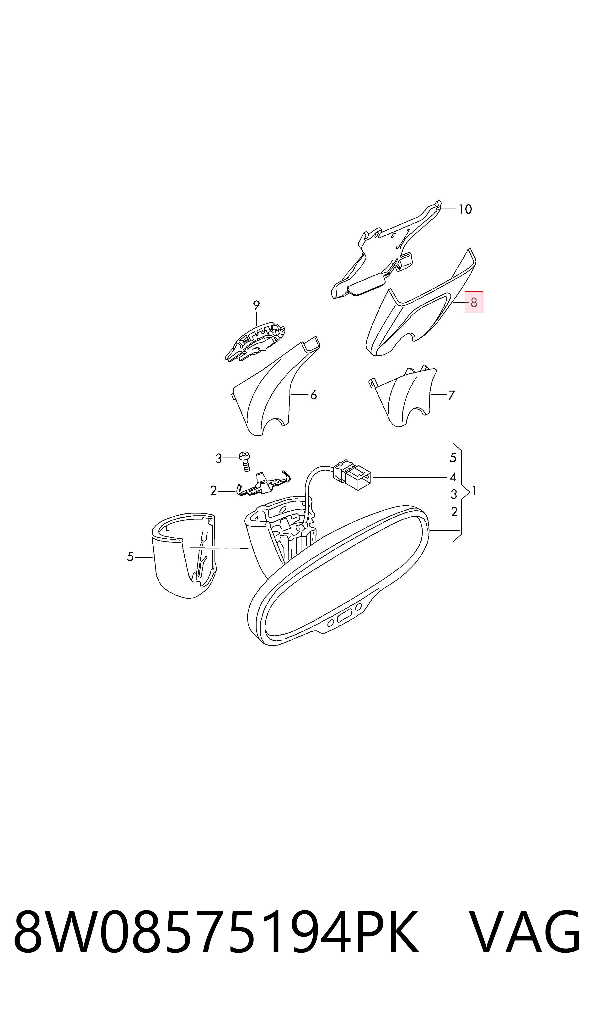 8W08575194PK VAG 