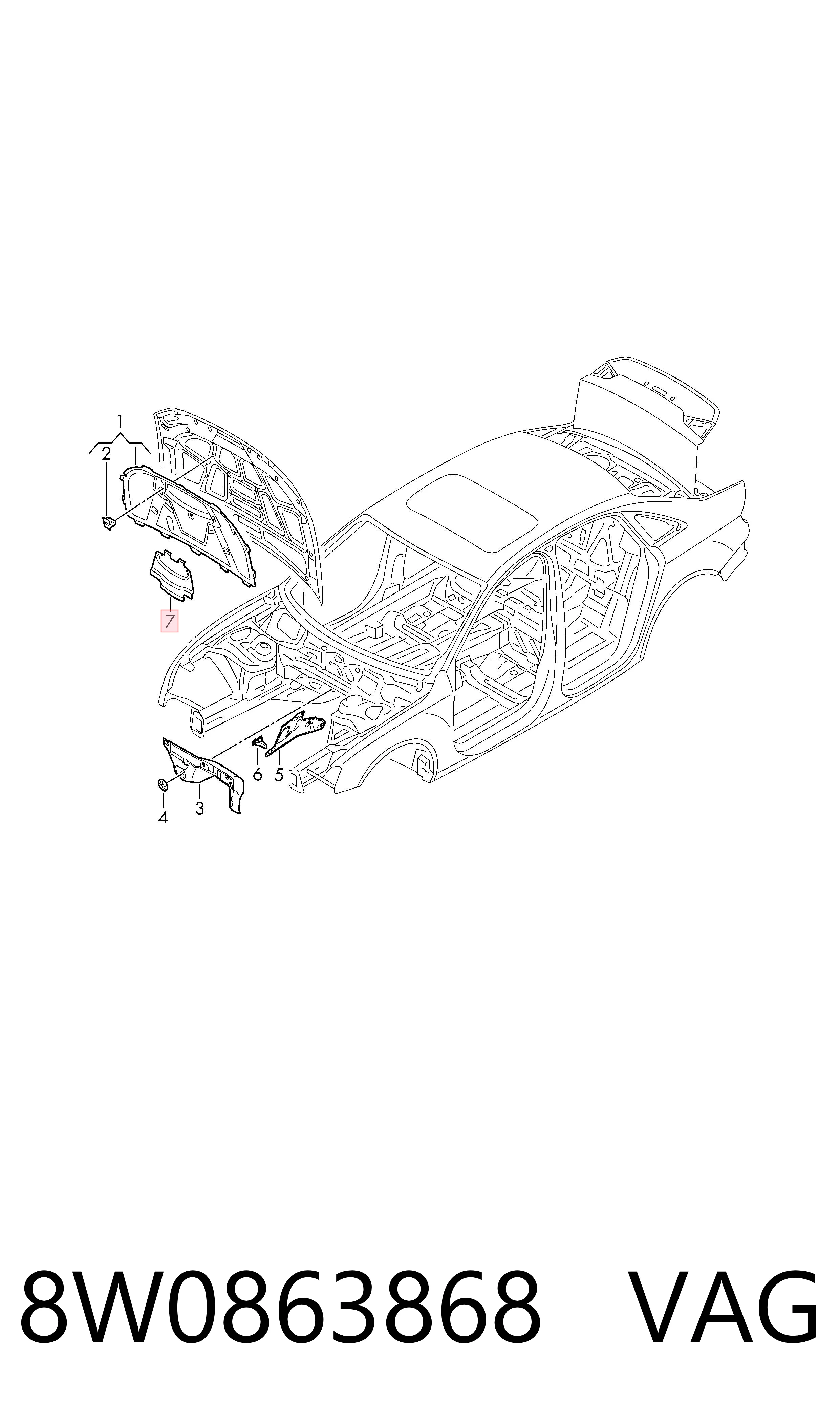8W0863868 VAG