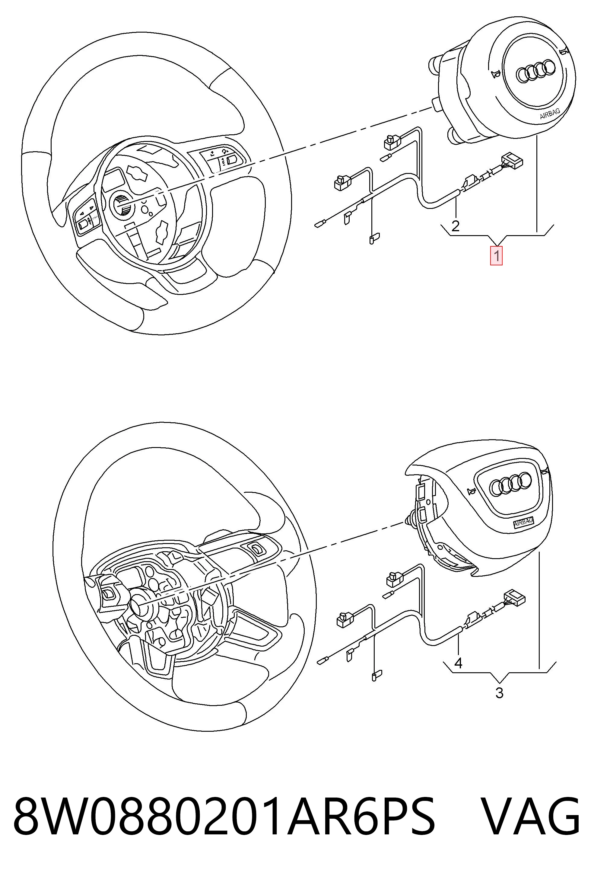 8W0880201AR6PS VAG