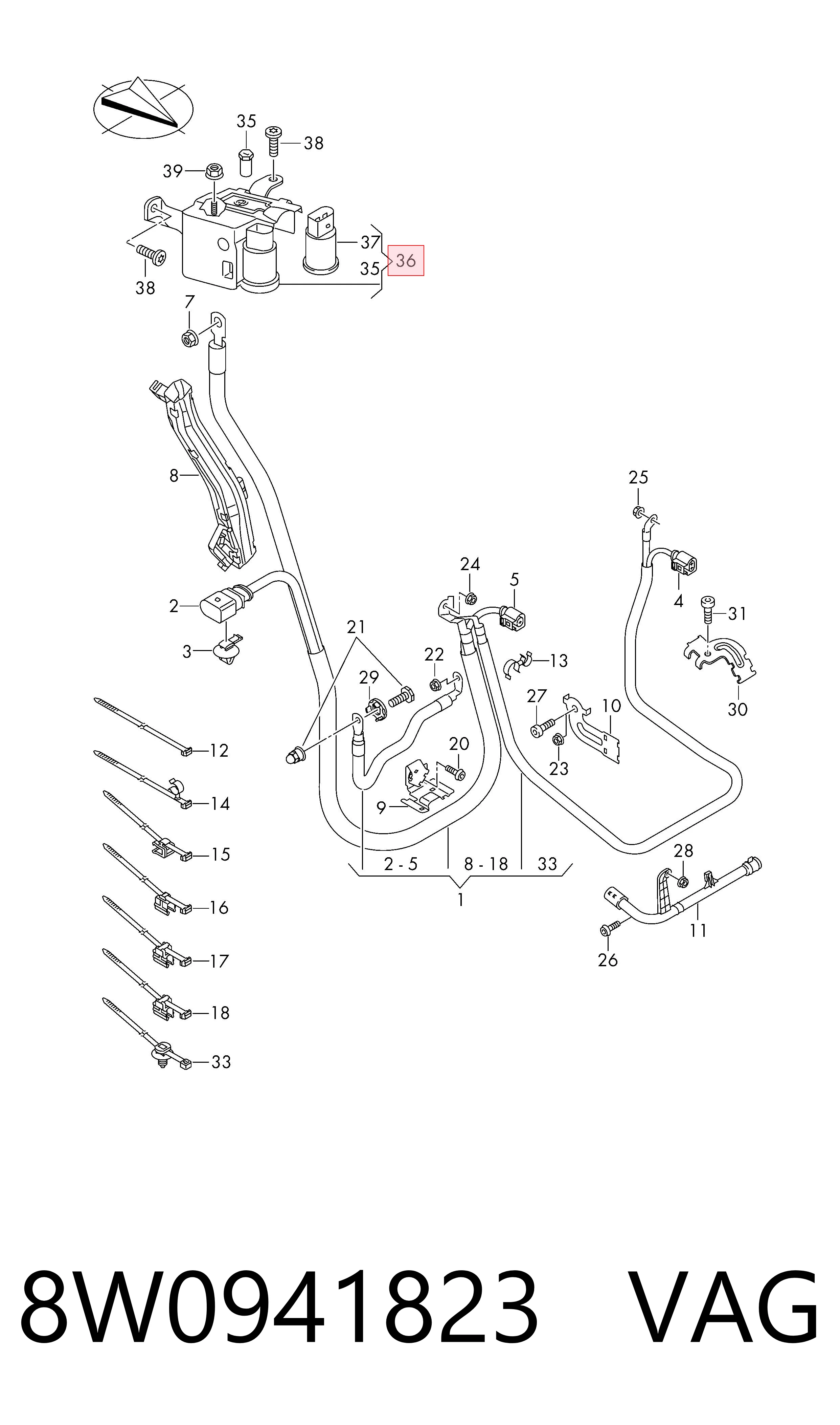 8W0941823 VAG