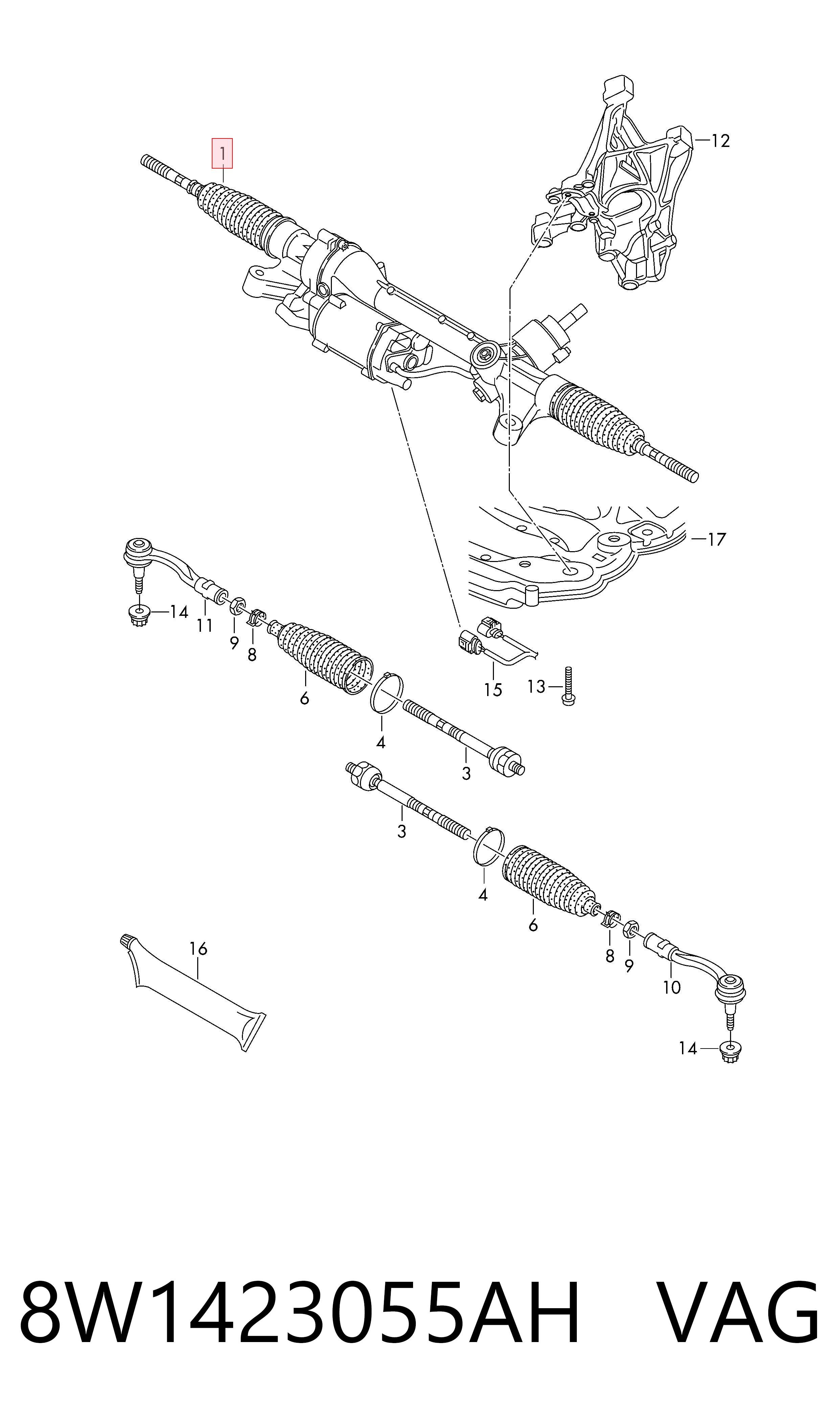 8W1423055AH VAG