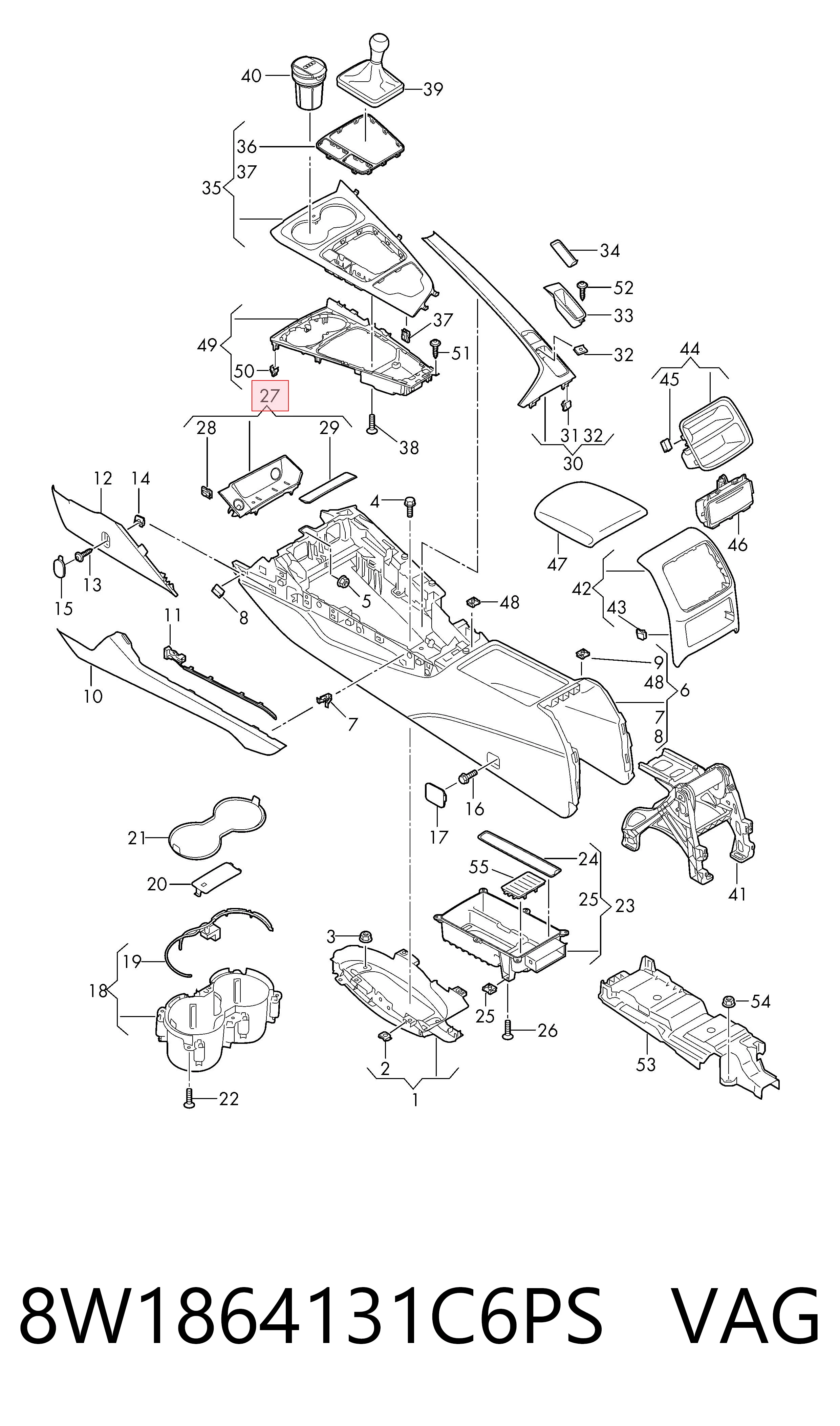 8W1864131C6PS VAG
