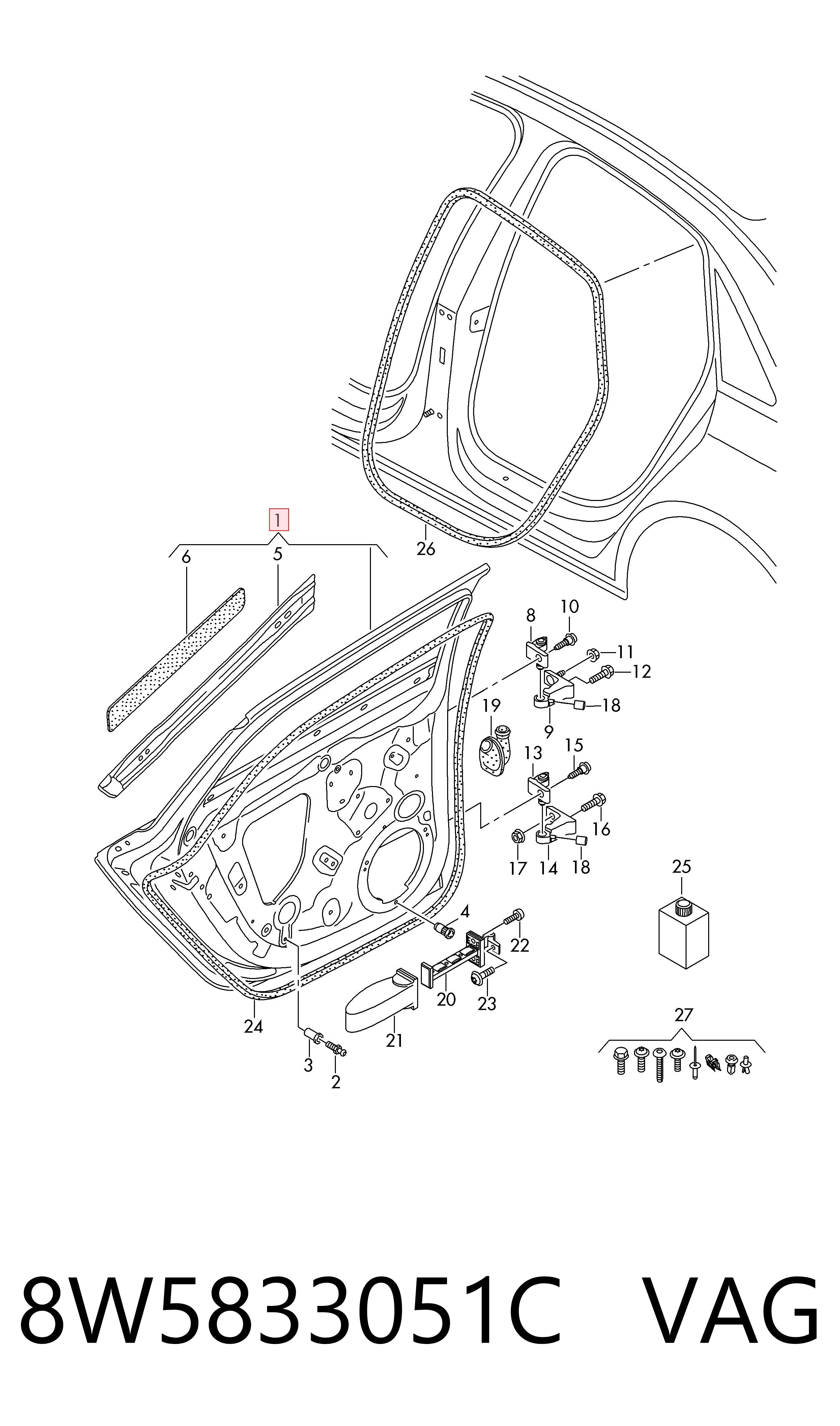 8W5833051C VAG