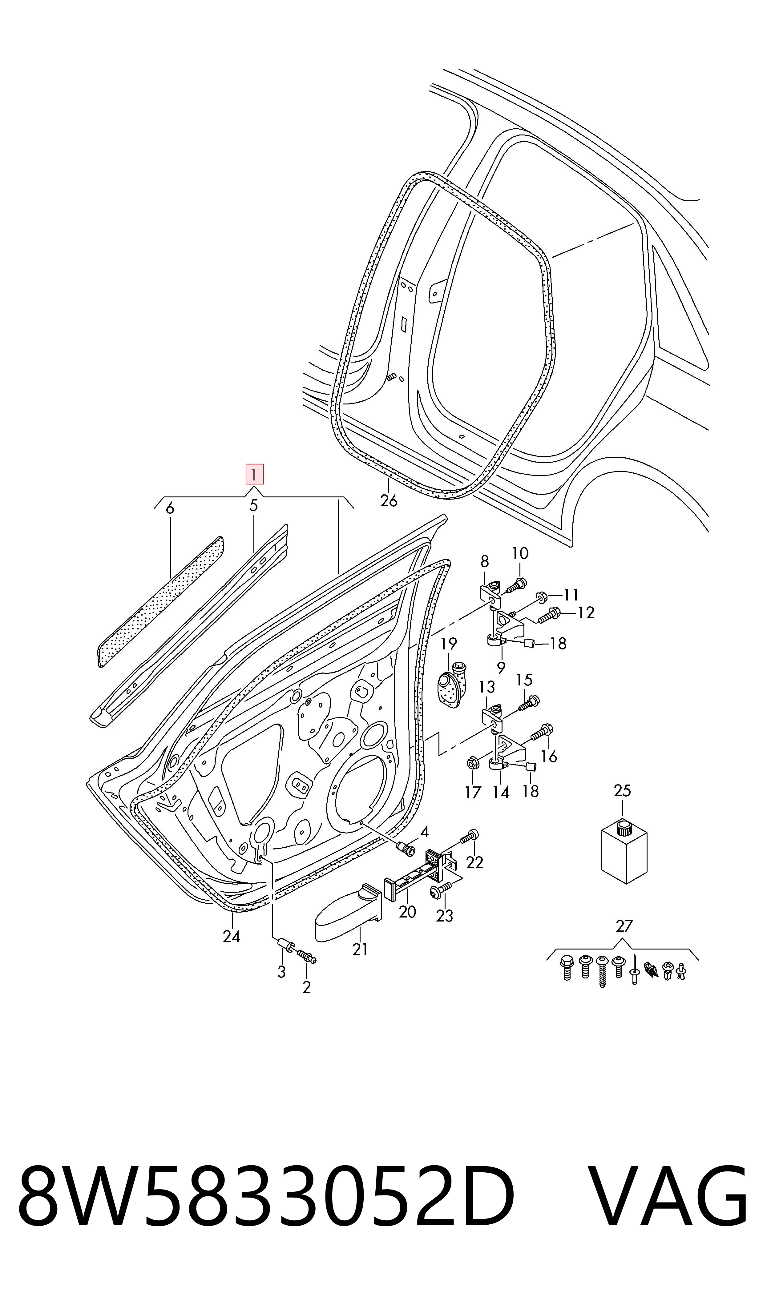 8W5833052D VAG