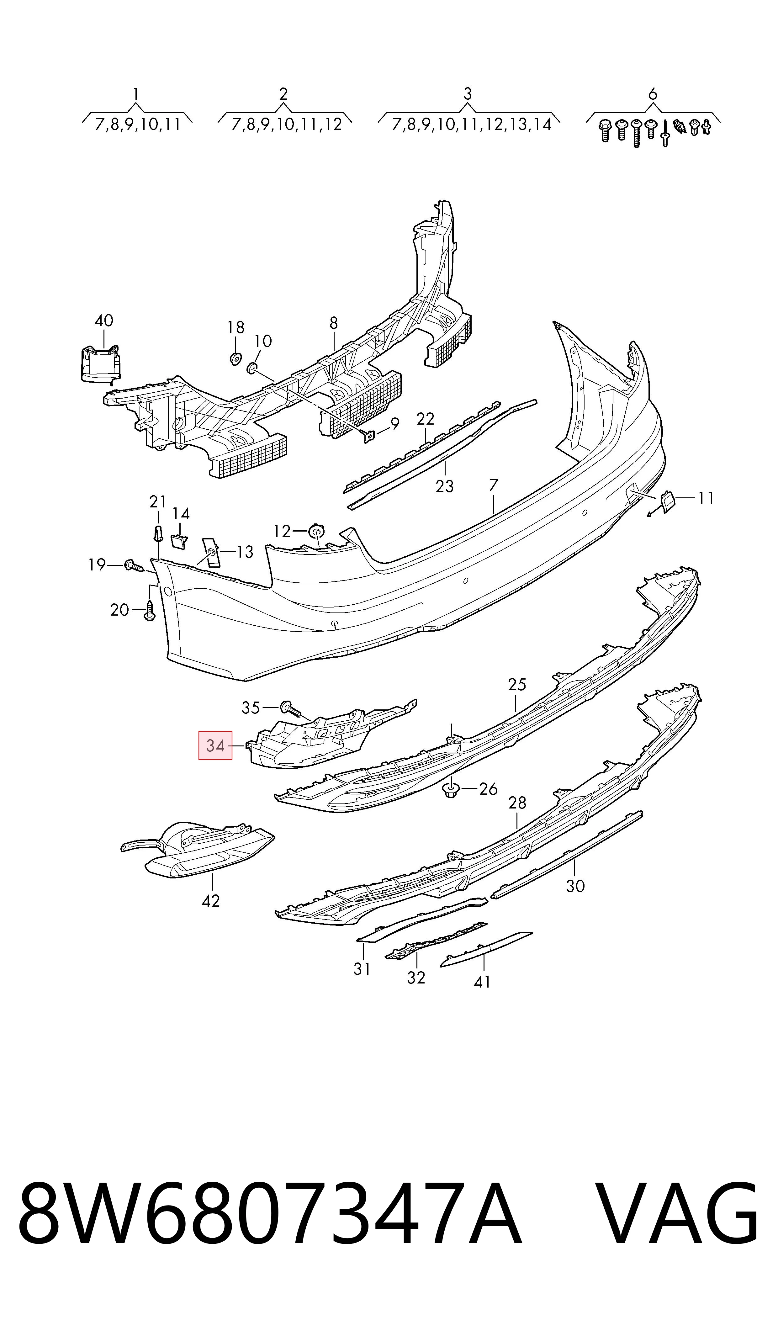 8W6807347A VAG