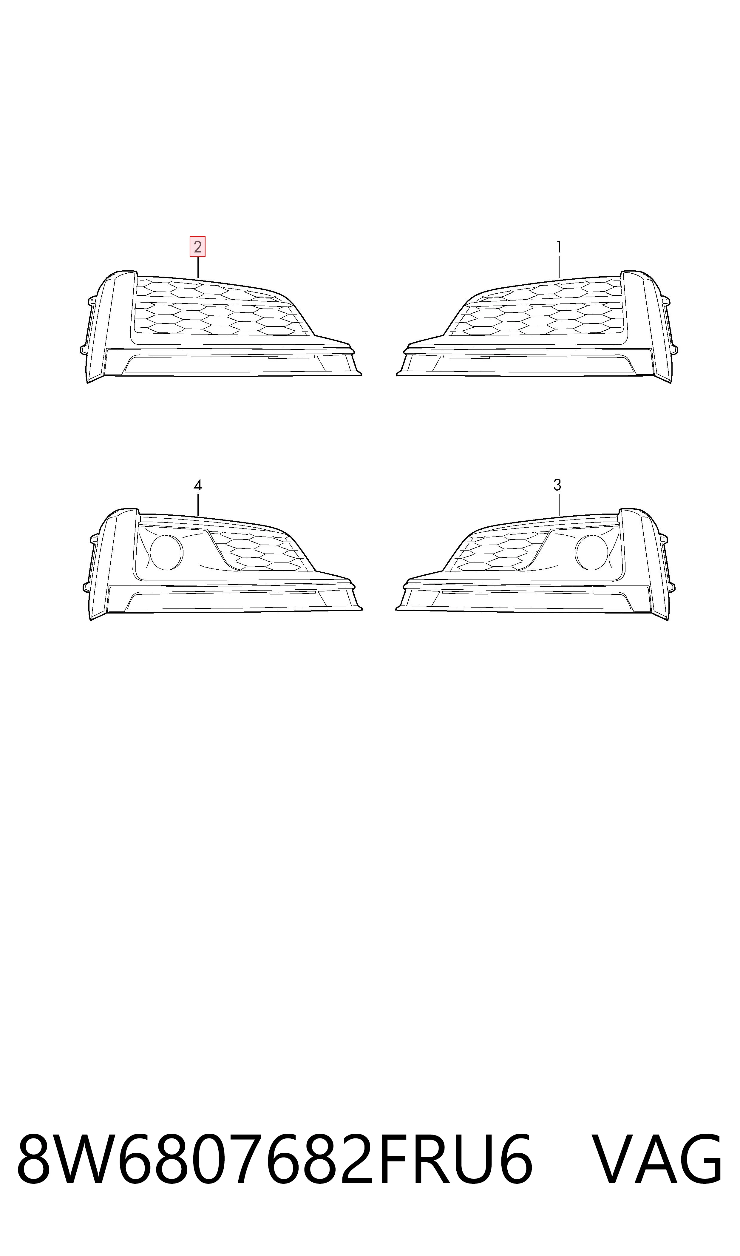 8W6807682FRU6 VAG 