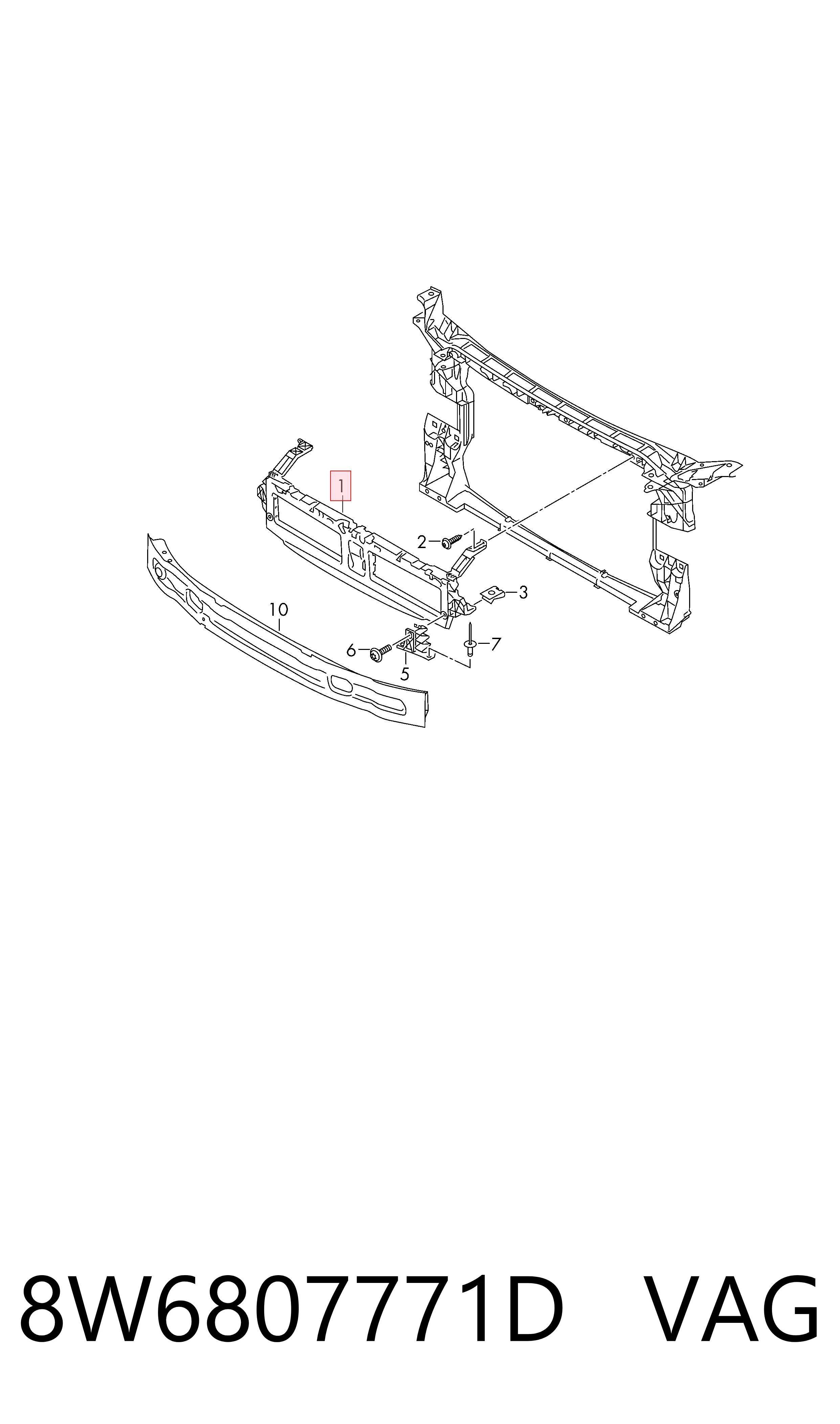 8W6807771D VAG